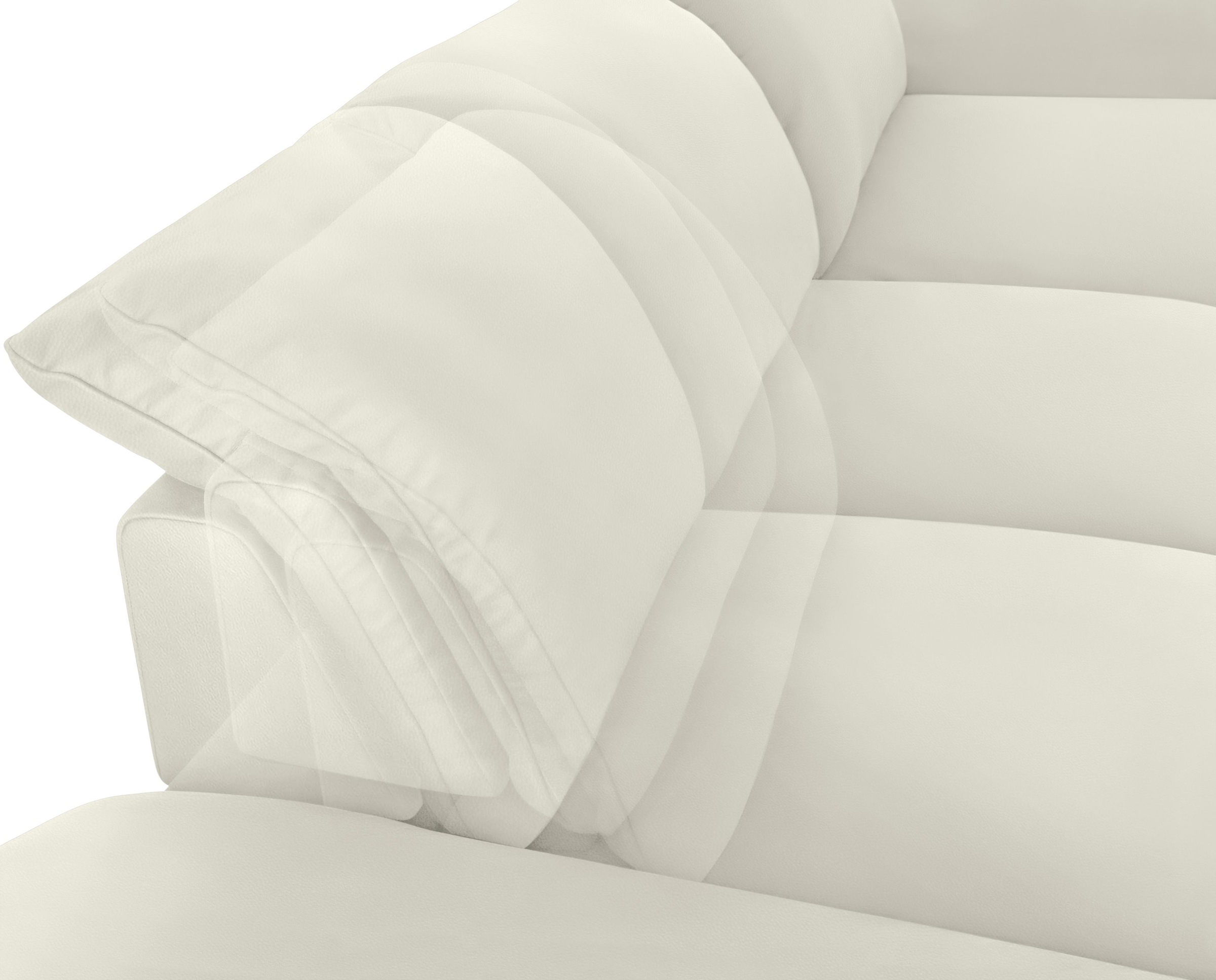 W.SCHILLIG Ecksofa »enjoy&MORE, Designsofa, bequem, elegant und zeitlos, L-Form«, Sitztiefenverstellung, Füße bronze pulverbeschichtet, Breite 340 cm