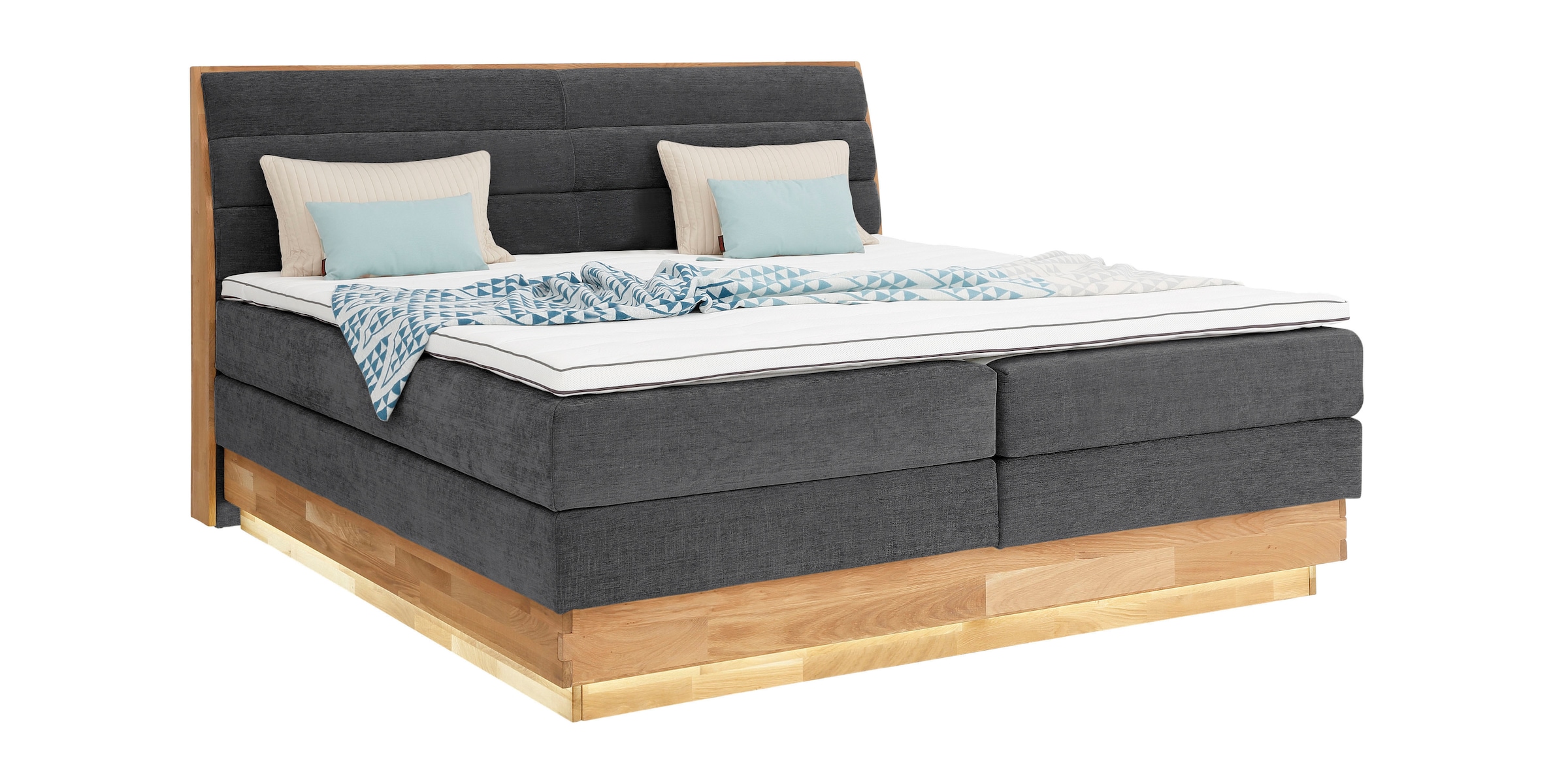 OTTO products Boxspringbett »JENNA in verschiedenen Farben und Breiten erhä günstig online kaufen
