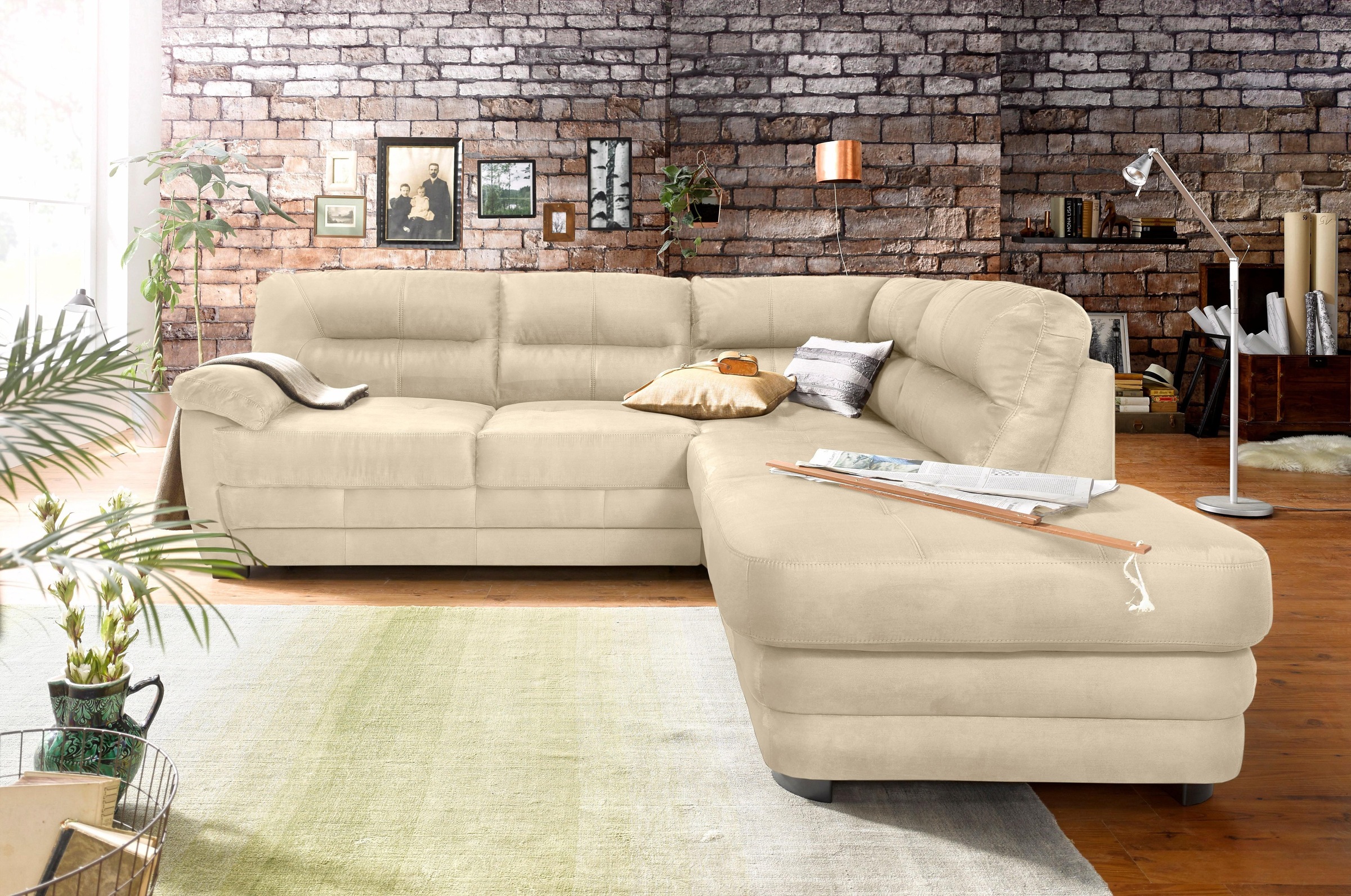 COTTA Polstergarnitur »Royale L-Form«, (Set), Set bestehend aus: Ecksofa & günstig online kaufen