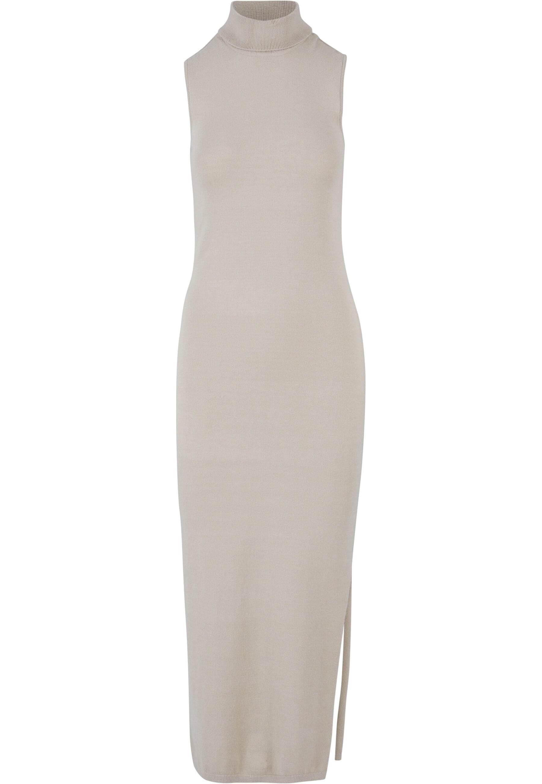 URBAN CLASSICS Shirtkleid »Urban Classics Damen Ladies Knitted Eco Viscose Turtleneck Dress« 1 Stk. tlg.