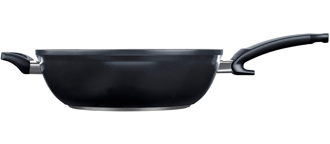 Fissler Wok »Ceratal® Orbit Black«, Aluminium, (1 tlg.), gesünderes Kochen günstig online kaufen