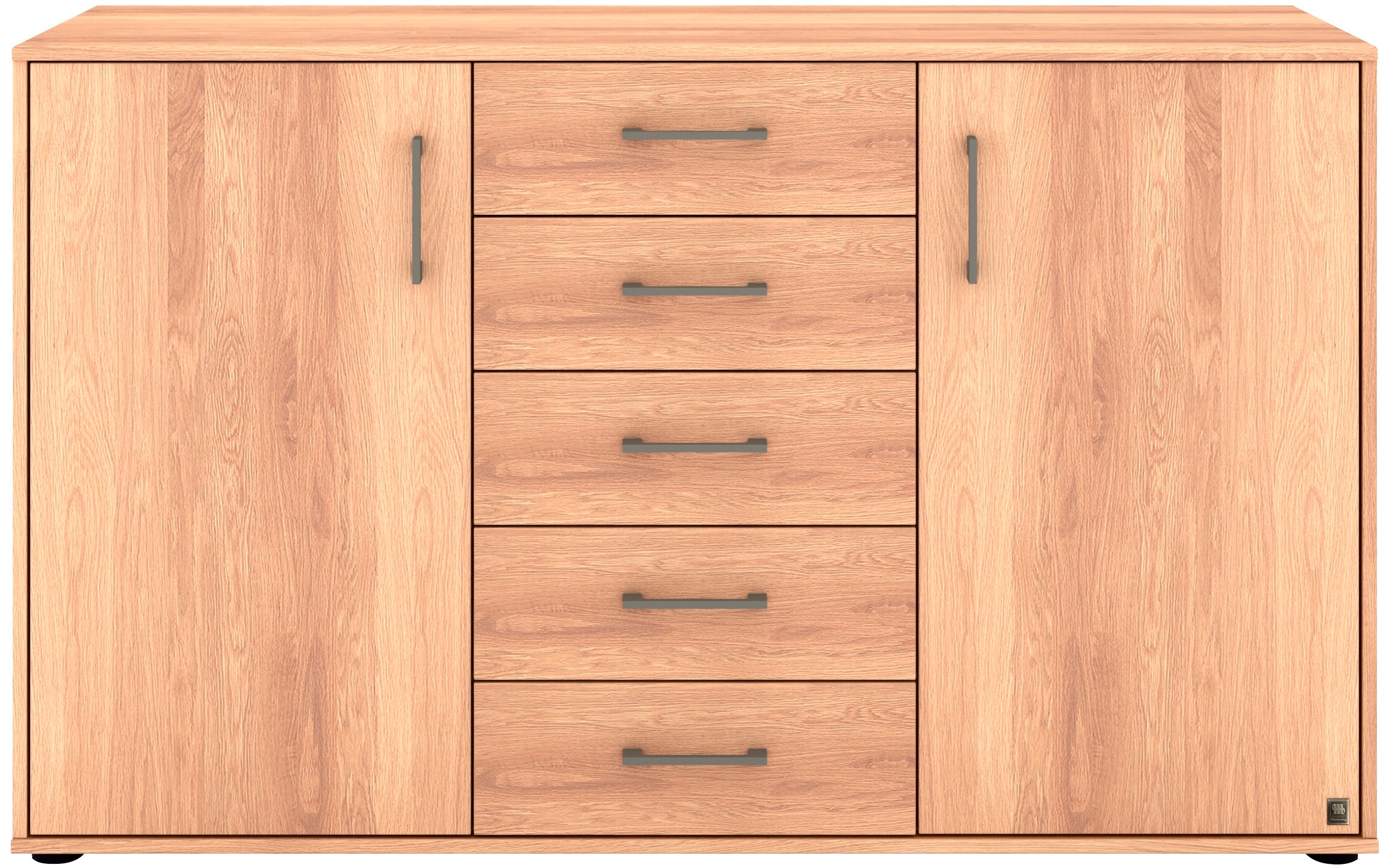 Musterring Kombikommode »Sorrent Sideboard, Wäscheschrank, mit Schubladen«, (Kommode, mit Selbsteinzug und Dämpfung, MADE IN GERMANY), mit Schubkästen, Fronten in Eiche massiv, Breite 120 oder 141 cm