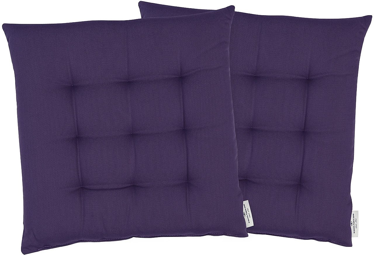 TOM TAILOR HOME Sitzkissen »Dove«, TOM TAILOR unifarbenes, abgestepptes Sit günstig online kaufen