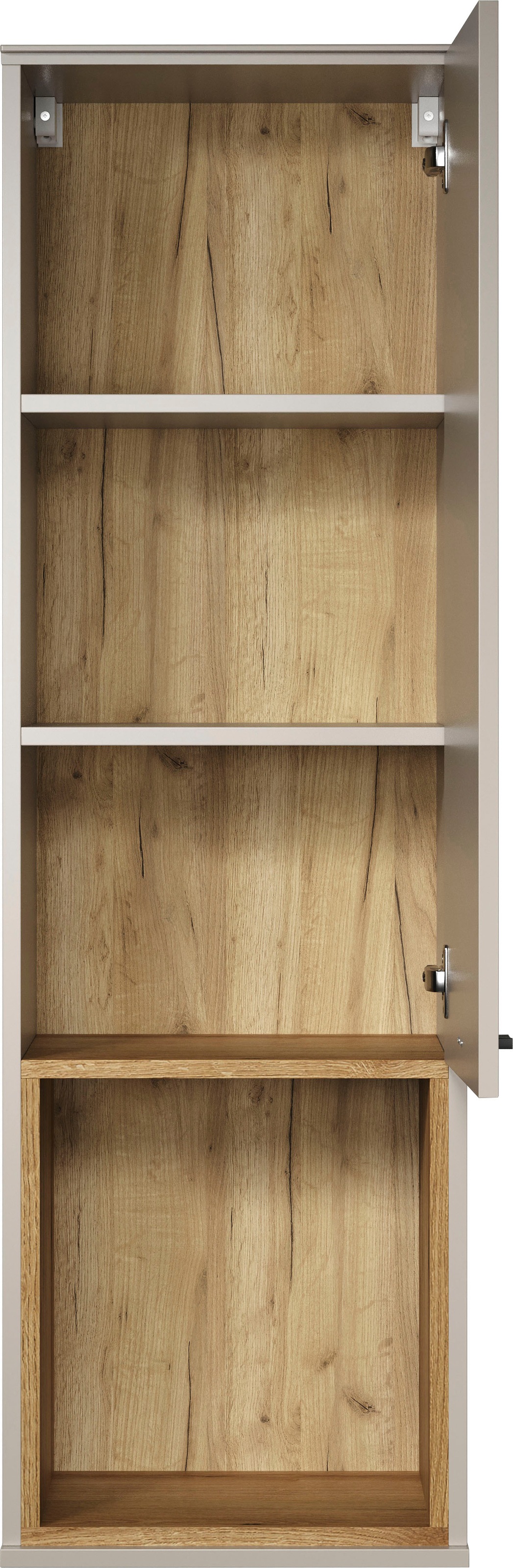 Places of Style Hängevitrine »San Pedro«, (1 St.), Hängeschrank mit Metallgriff - (B/T/H) 40/37/130 cm