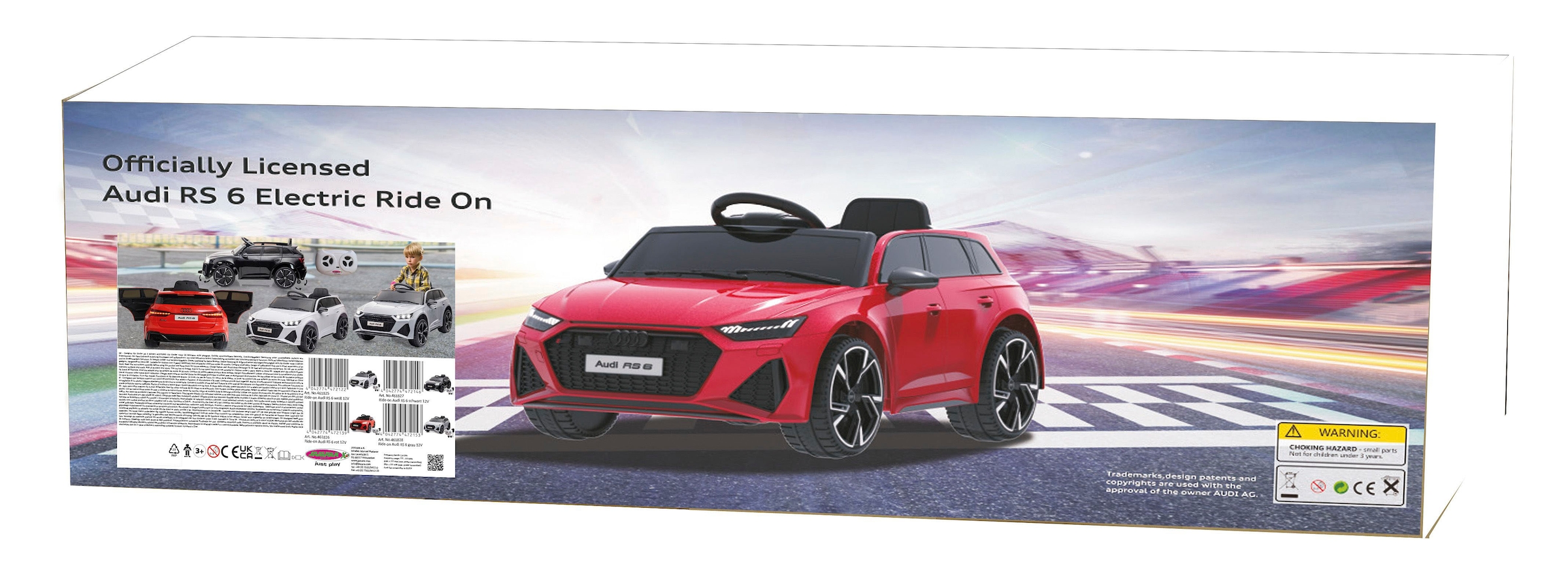 Jamara Elektro-Kinderauto »Ride-on Audi RS 6«, ab 3 Jahren, bis 30 kg, 12 V, 2,4 GHz