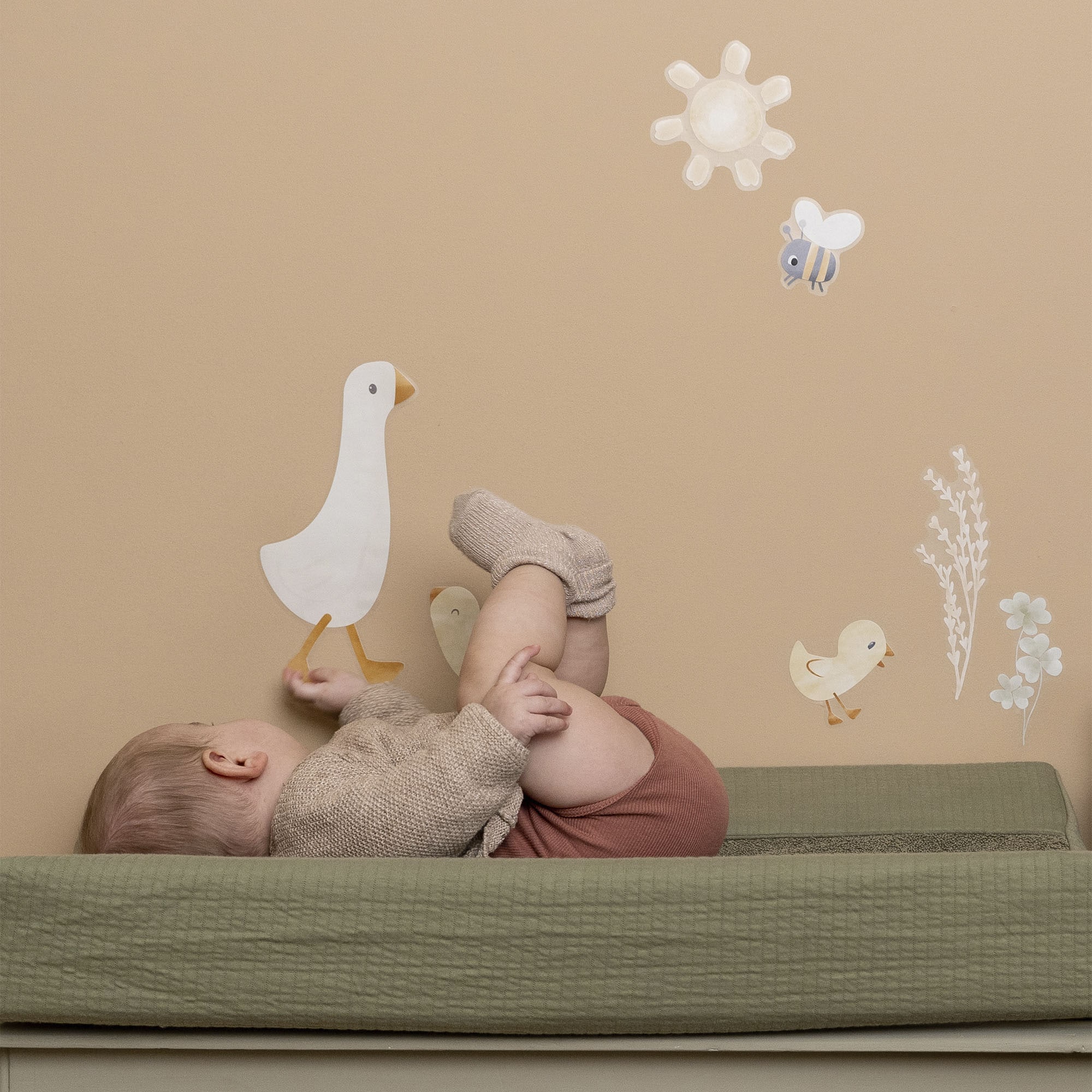 LITTLE DUTCH Wandtattoo »Little Dutch Selbstklebende Wandtattoo Set Little Goose«, (Set, 2 St.)