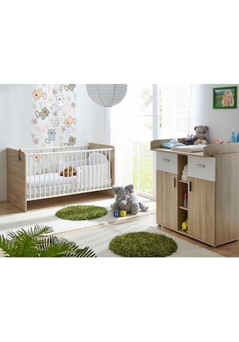 Ticaa Babymöbel-Set »Nico«, (Set, 2 St., Bett + Wickelkommode), Bett + Wickelkommode kaufen