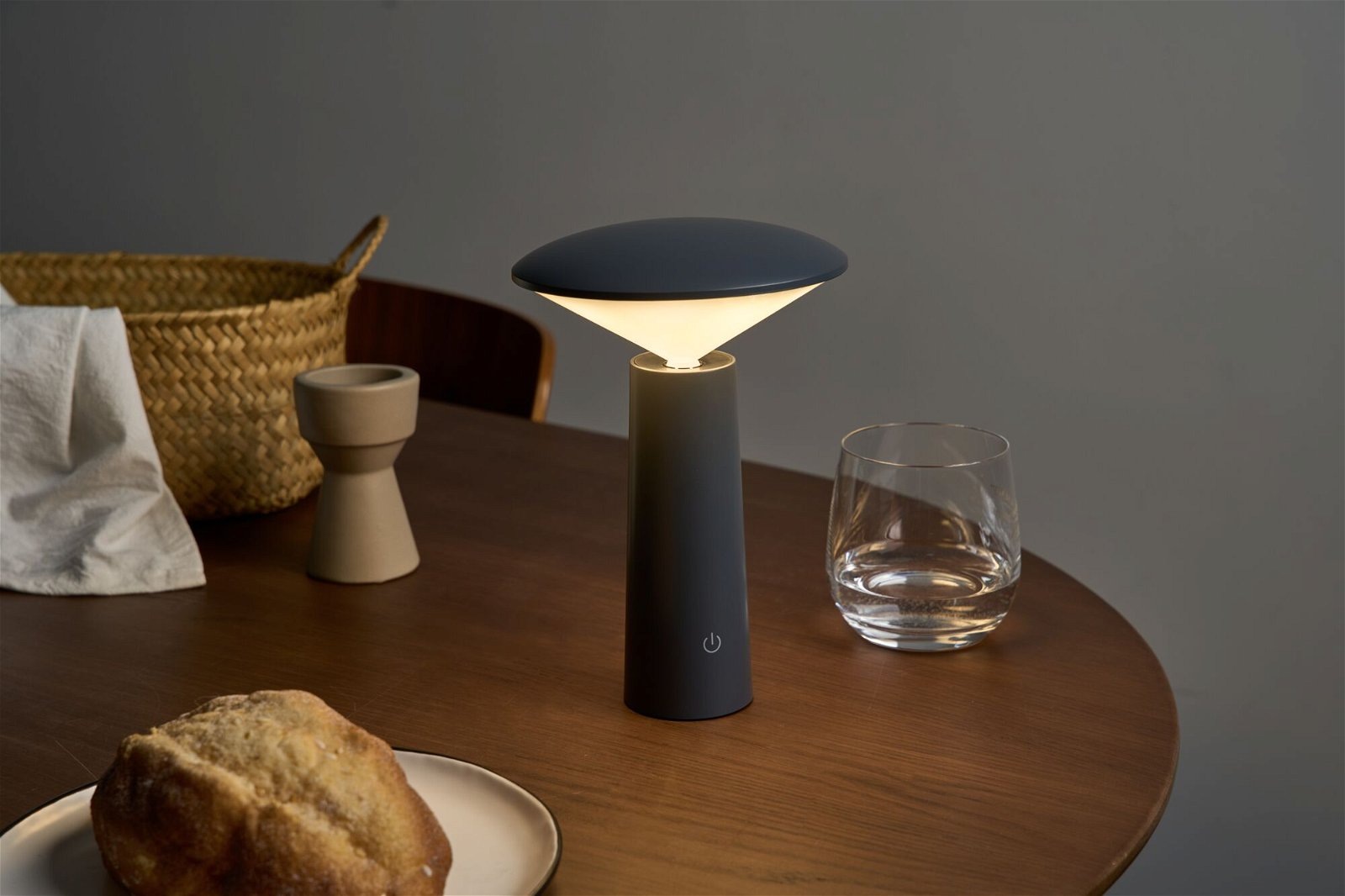 Pauleen LED Tischleuchte »Adorable Spark Mobile grau 3W 5V«, 1 flammig, WhiteSwitch, dimmbar, USB-charger