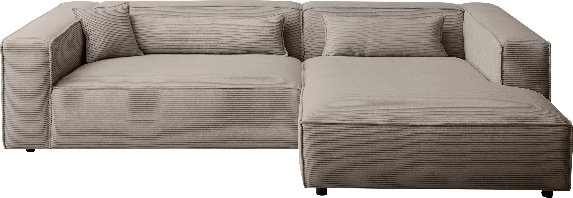 LeGer Home by Lena Gercke Ecksofa »PIARA XXL, Big-Sofa, Cord, Leinenoptik o günstig online kaufen