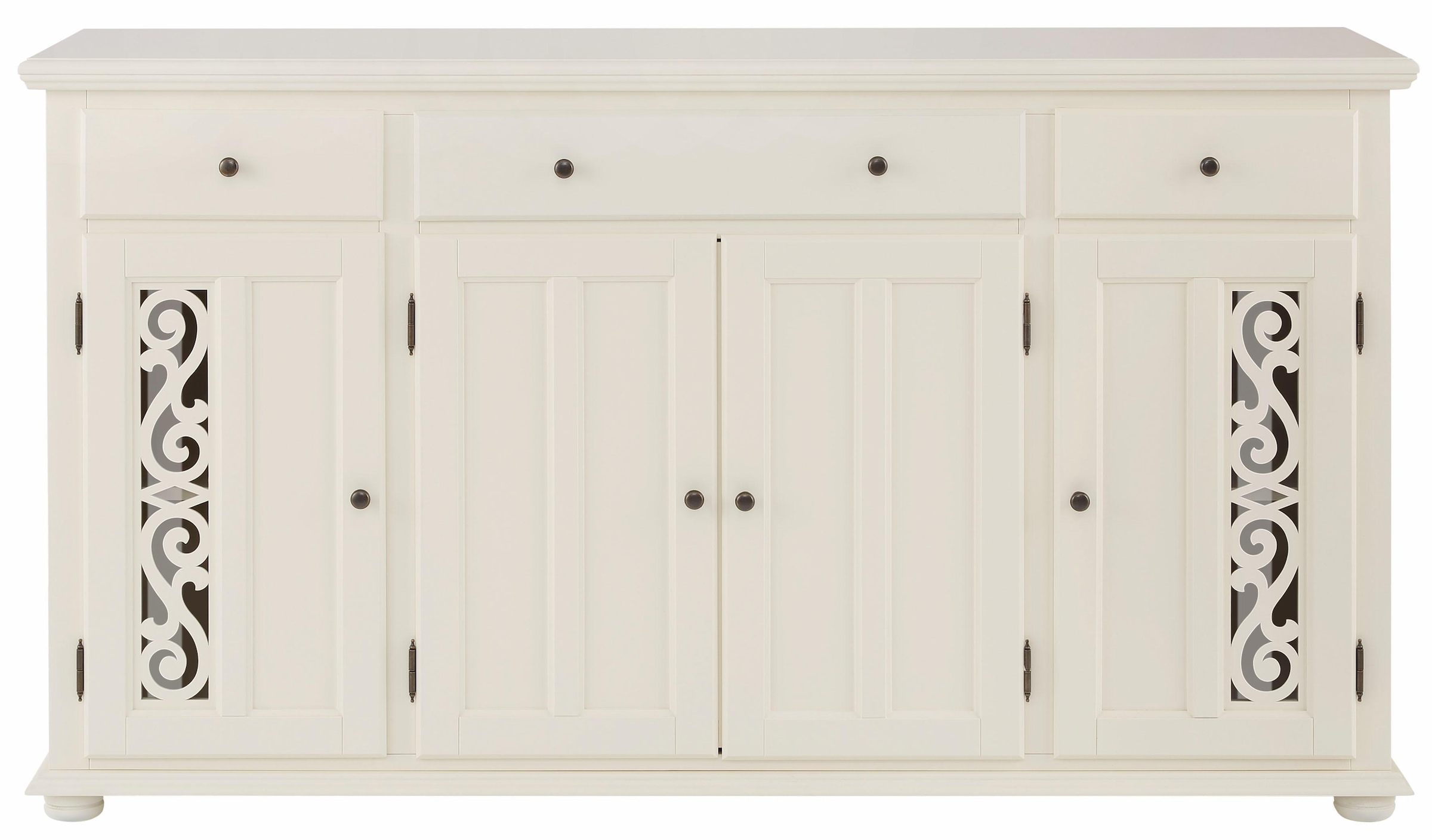 Home affaire Sideboard »Arabeske«, Kommode mit dekorativen Fräsungen, Breite 171 cm