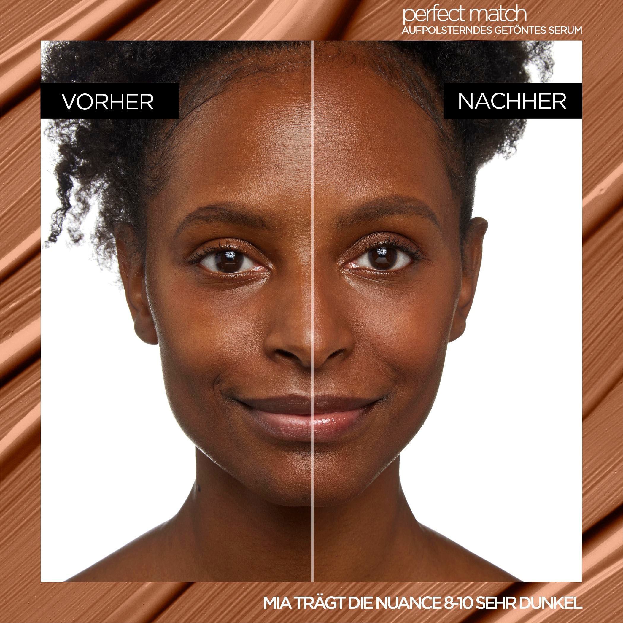 L'ORÉAL PARIS Gesichtsserum »Perfect Match Getöntes Serum«, mit Hyaloron