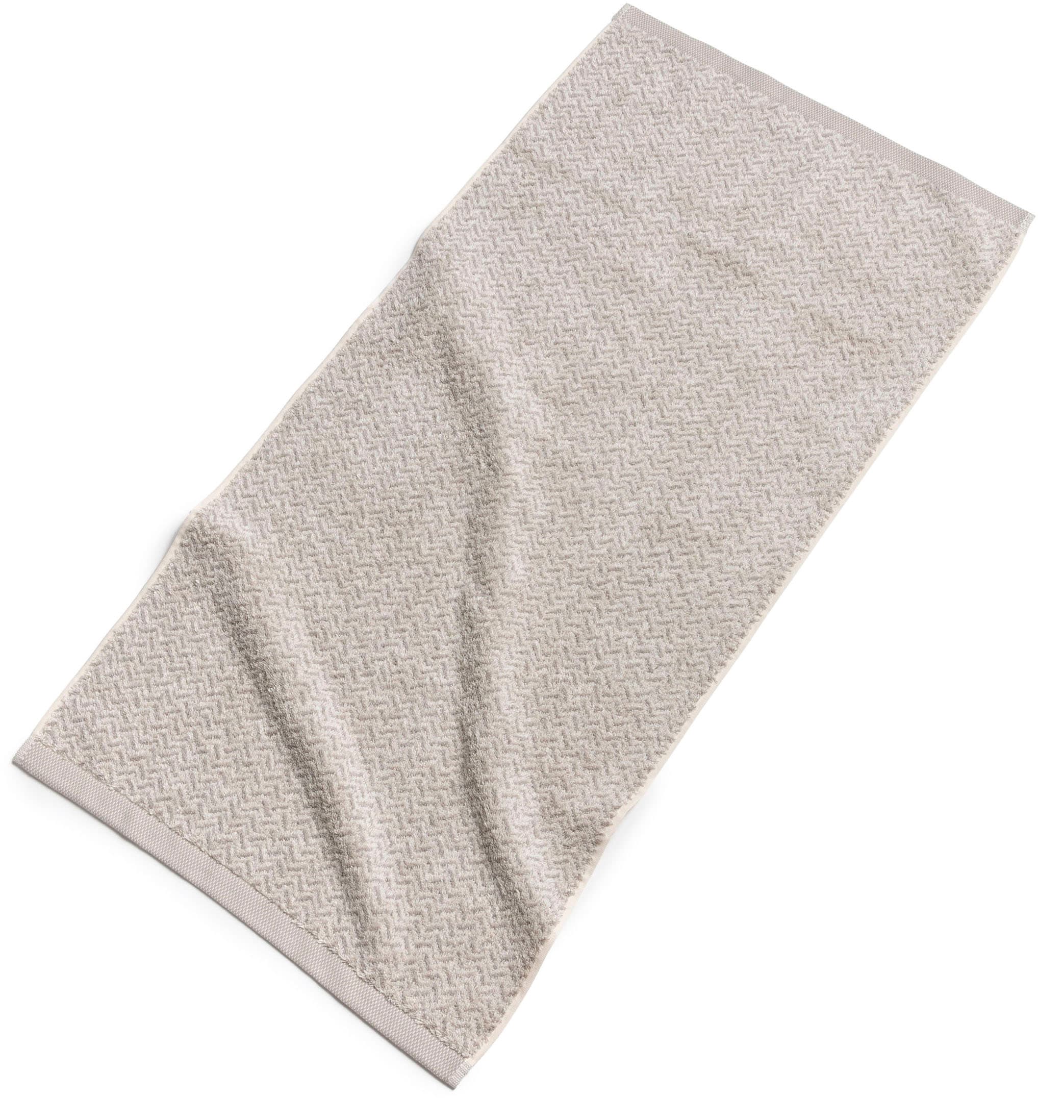 Möve Handtuch (1 bequem und schnell bestellen »Brooklyn«, St.), Zick-Zack-Muster mit