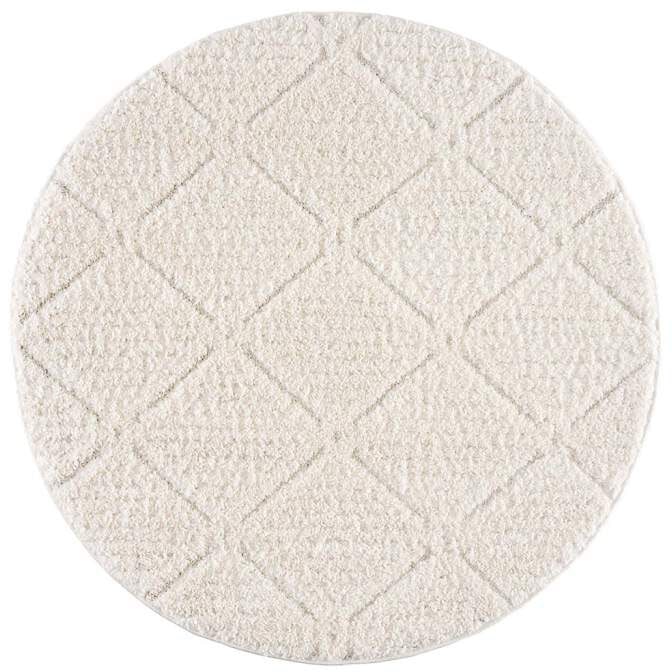 Carpet City Hochflor-Teppich »Focus 2997«, rund, 20 mm Höhe, Boho-Teppich, Hochtief-Muster/ 3D-Effekt, für Wohnzimmer, Schlafzimmer