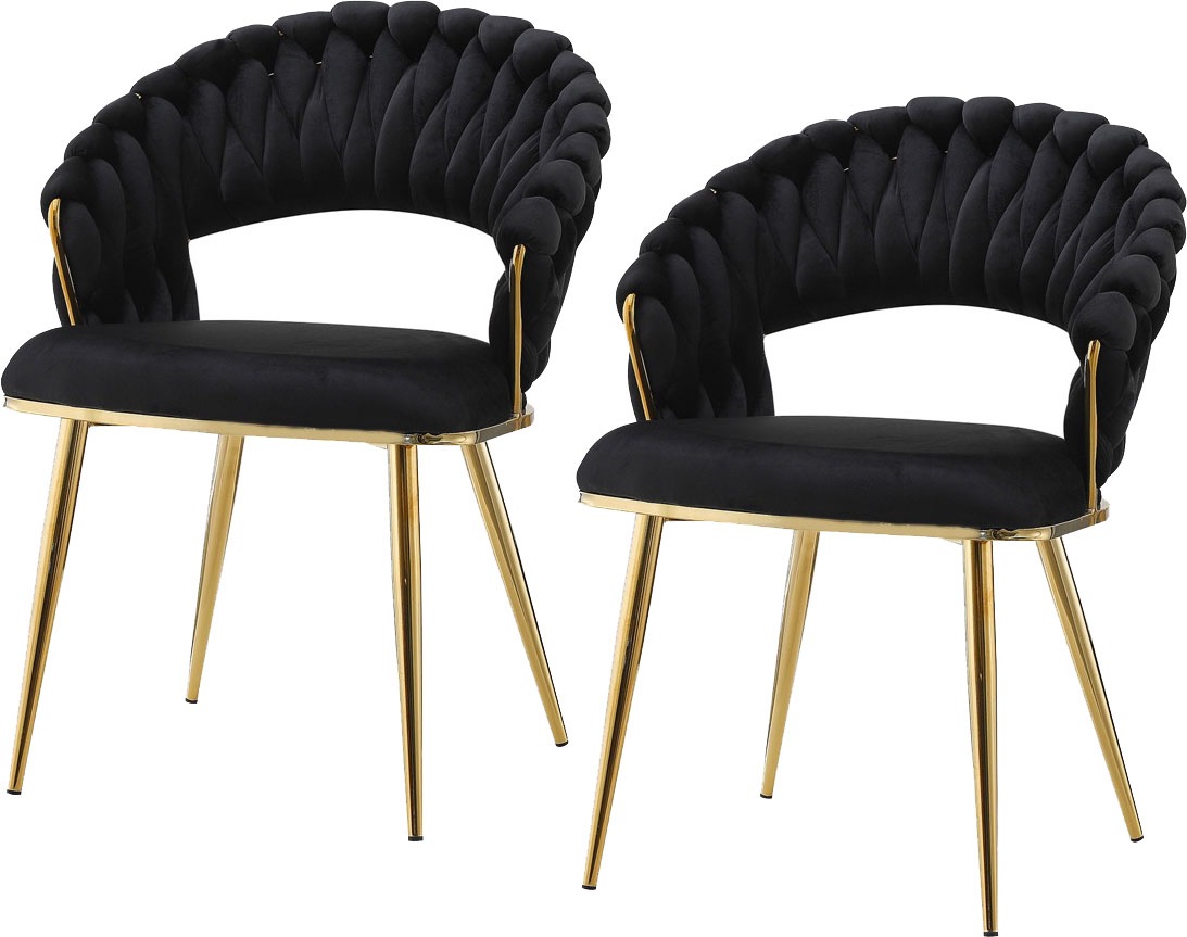 Kayoom Polsterstuhl »Stuhl Finesse 125 2er-Set, TOPSELLER! Flechtverarbeitu günstig online kaufen