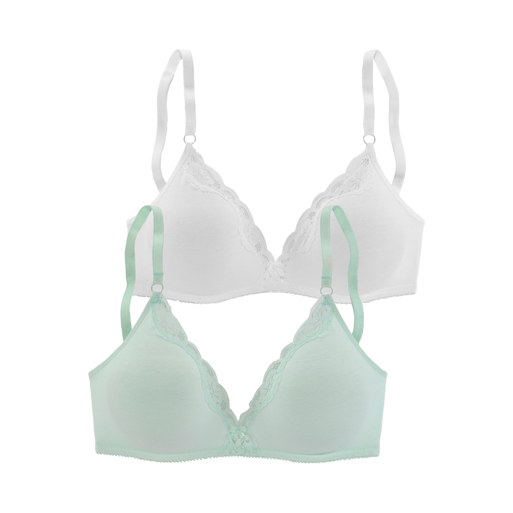 petite fleur Bralette-BH, (Packung, 2 Stück)