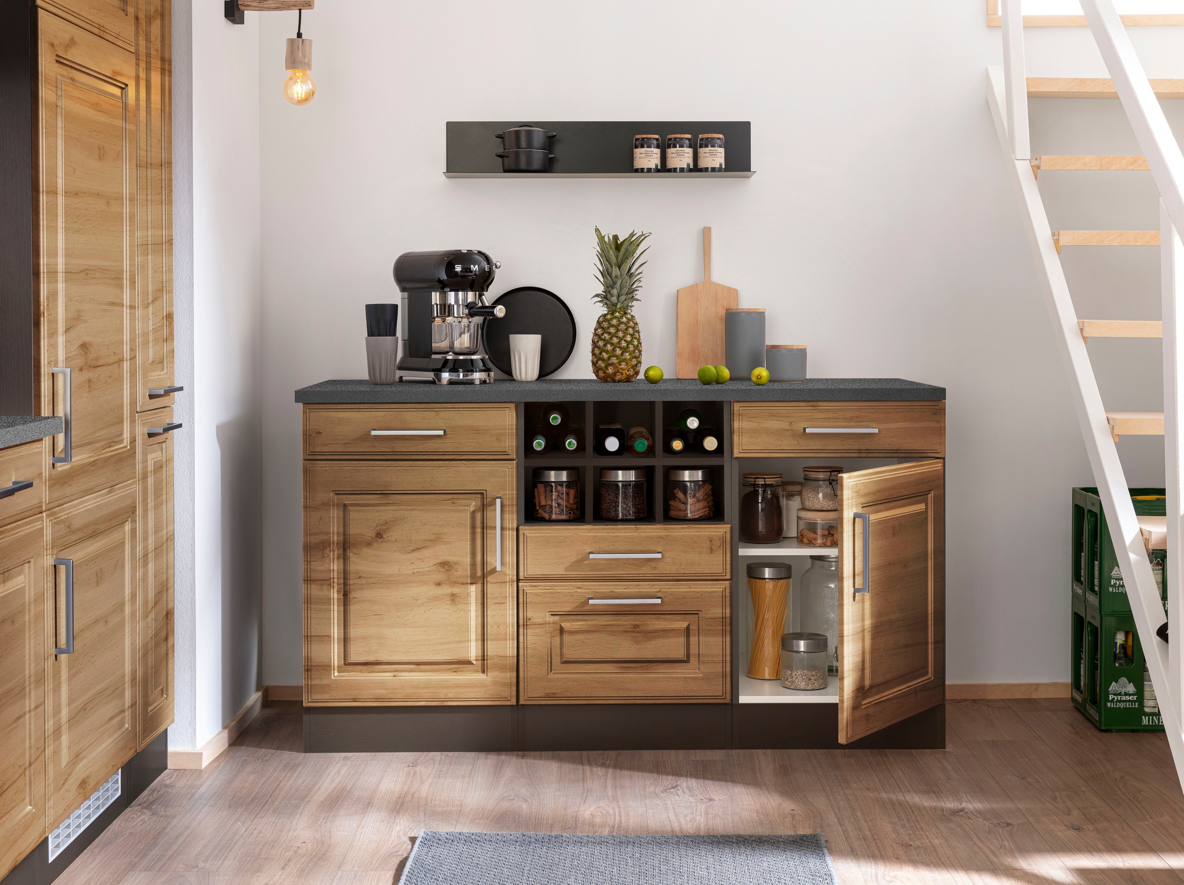 KOCHSTATION Unterschrank »KS-Stockholm« 150 cm breit, hochwertige MDF-Front günstig online kaufen