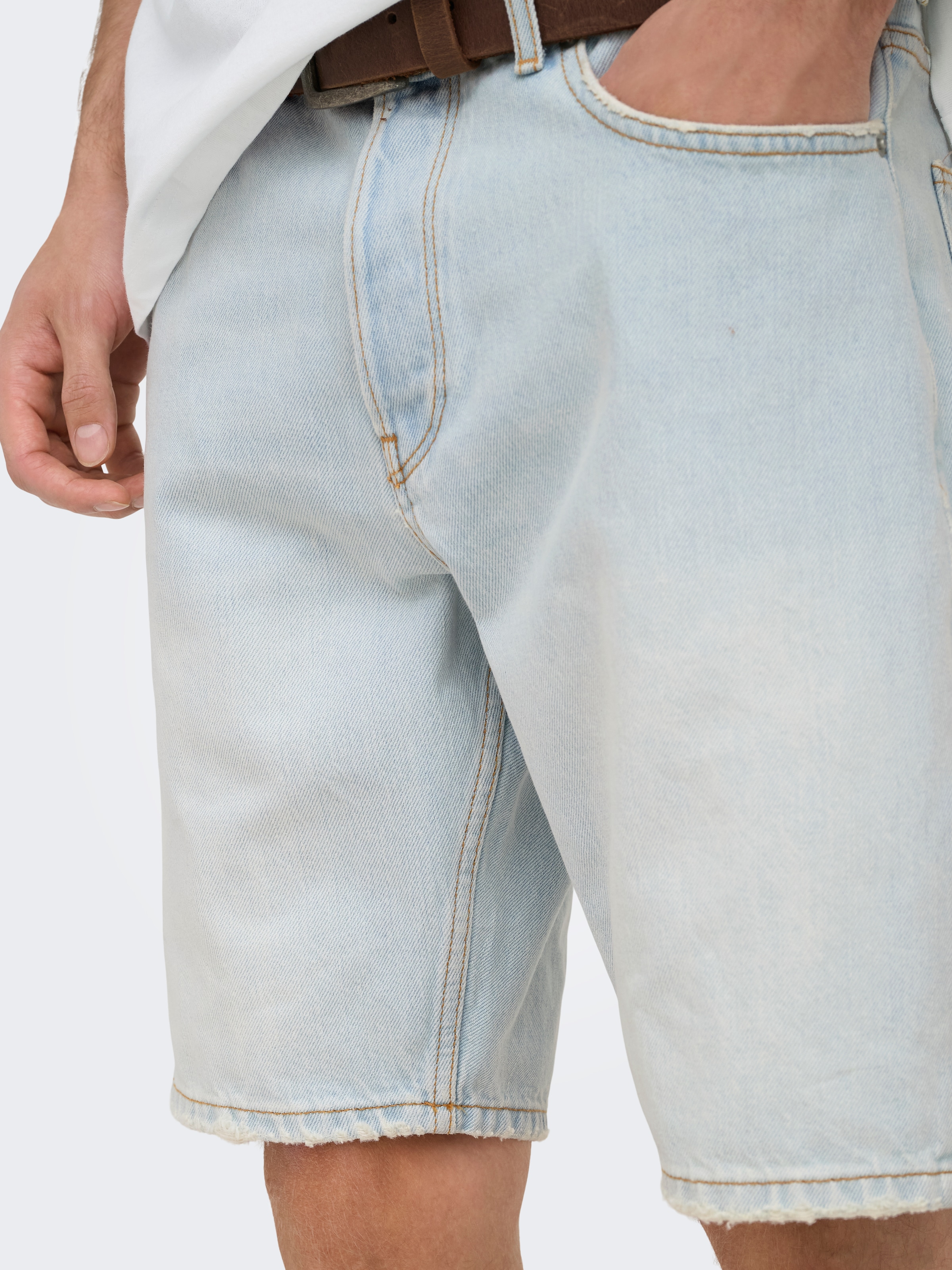 ONLY & SONS Bermudas »ONSEDGE LB 3662 DOT DNM SHORTS«  Jeans Bermuda