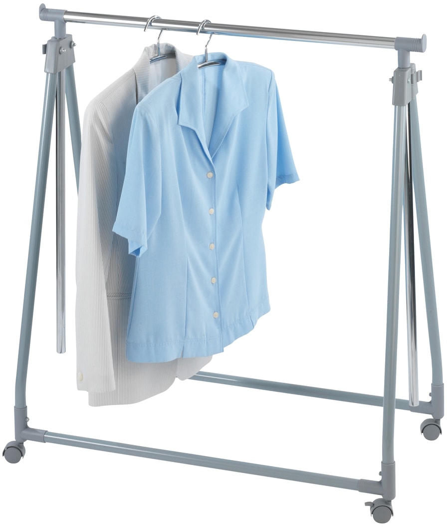 WENKO Kleiderständer, Metall, klappbar,höhenverstellbar (99-167cm),4  Rollen, Tragkraft 40 kg online kaufen