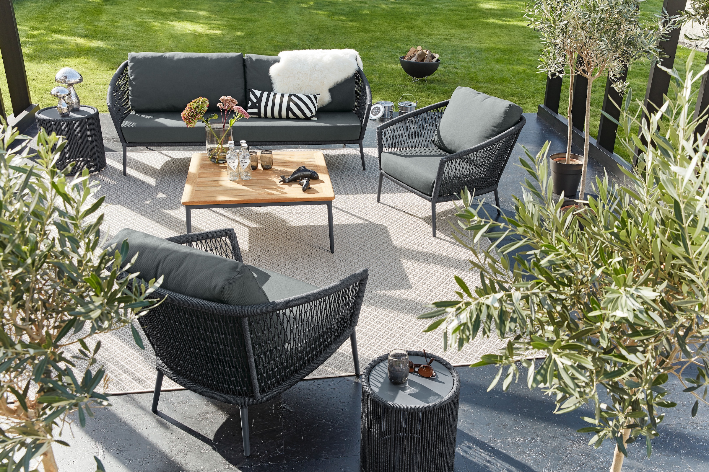 Musterring Sitzbank »Freilicht Einzelsessel« 1 Stk. tlg. Kompakter Sessel mit komfortabler Sitzhöhe von 42 cm