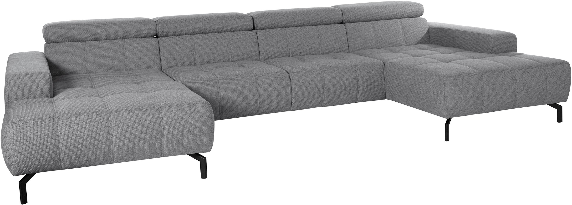 DOMO collection Wohnlandschaft "Cunelli tolle Sitznähte als Designelement, günstig online kaufen