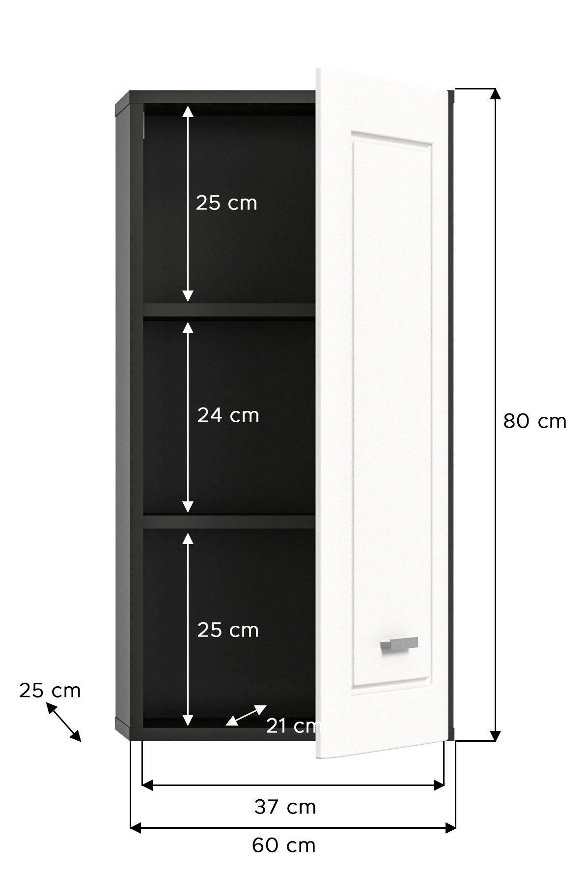 INOSIGN Badmöbel-Set »Jarvi, 4 teilig, bestehend aus:«, (Set, 4 St.), Waschbeckenunterschrank, Spiegel, Unterschrank, Hängeschrank