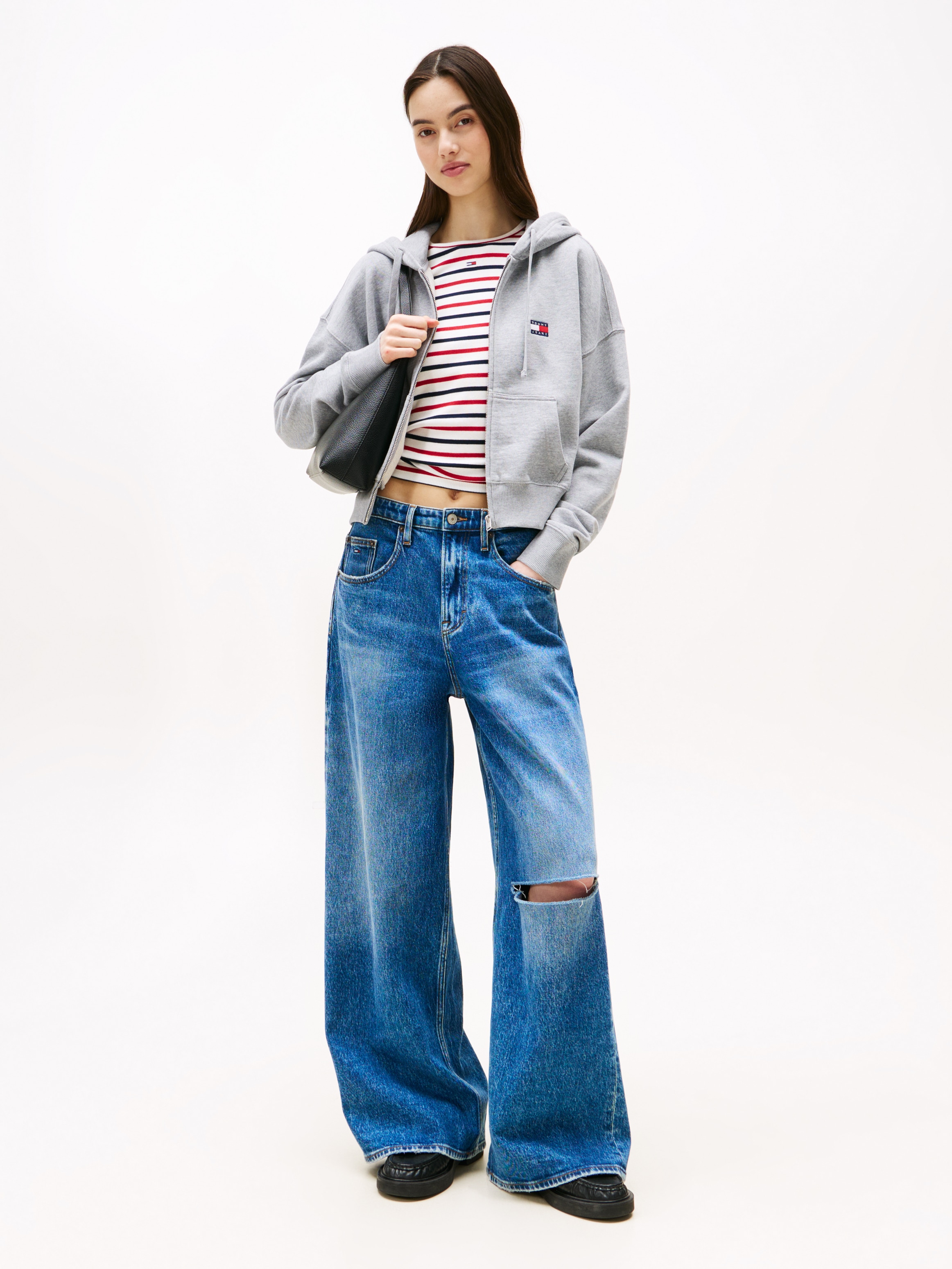 Tommy Jeans Kapuzensweatjacke »TJW BXY CRP ZIP THRU HOODIE«