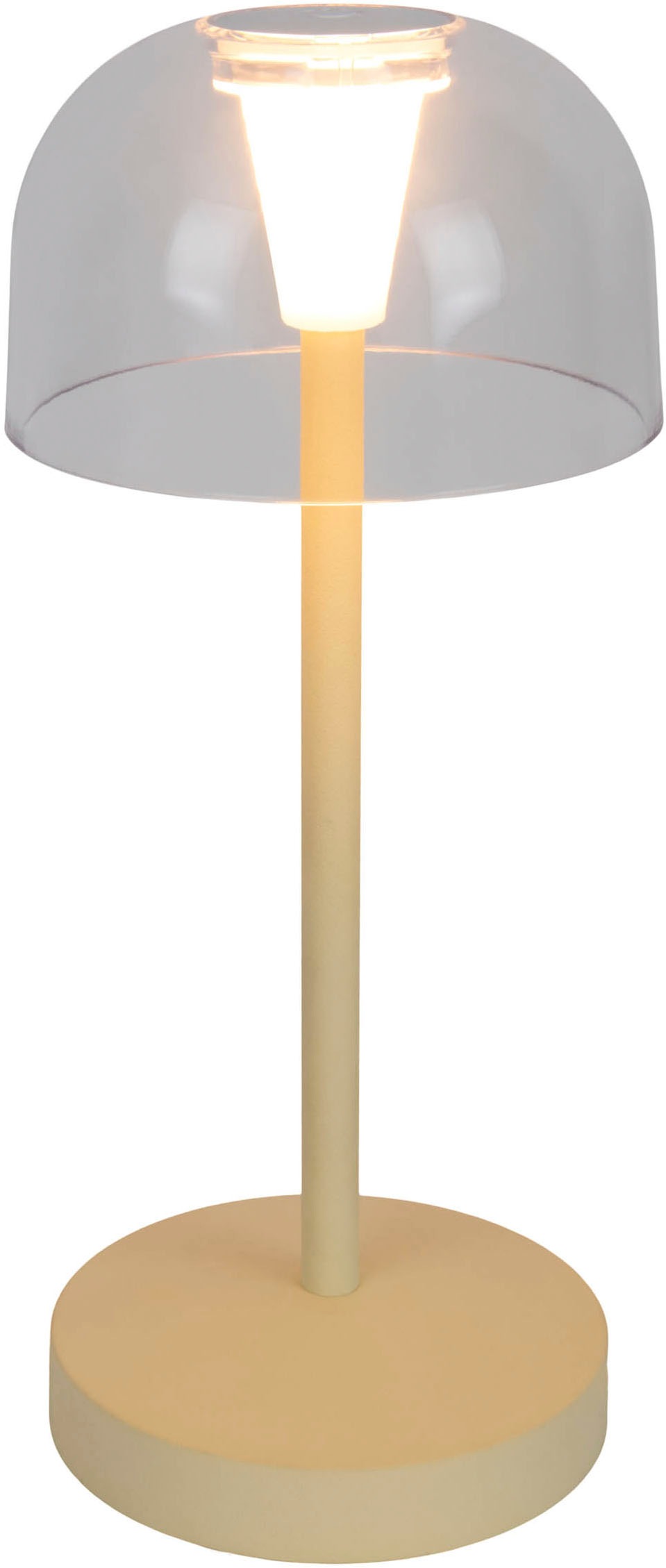 näve LED Tischleuchte »Gomba 18,5 cm«, 2er-Set, Leuchtmittel LED-Modul | LED fest integriert, über USB-Kabel aufladbar, Memoryfunktion, stufenlos dimmbar