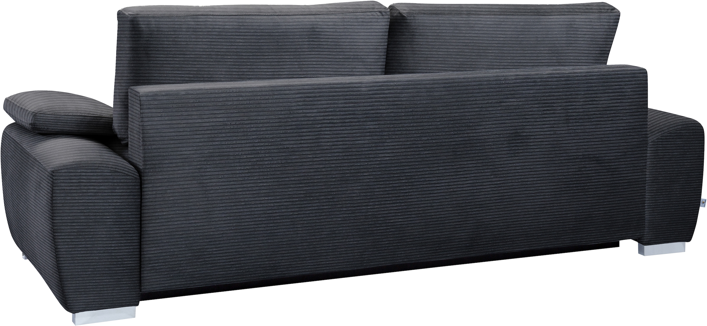 exxpo - sofa fashion 3-Sitzer »SOLSBURY, bequem und komfortabel, Sofa, Schlafsofa«, inkl. Federkern-Polsterung, Bettfunktion und Stauraum, in Cord