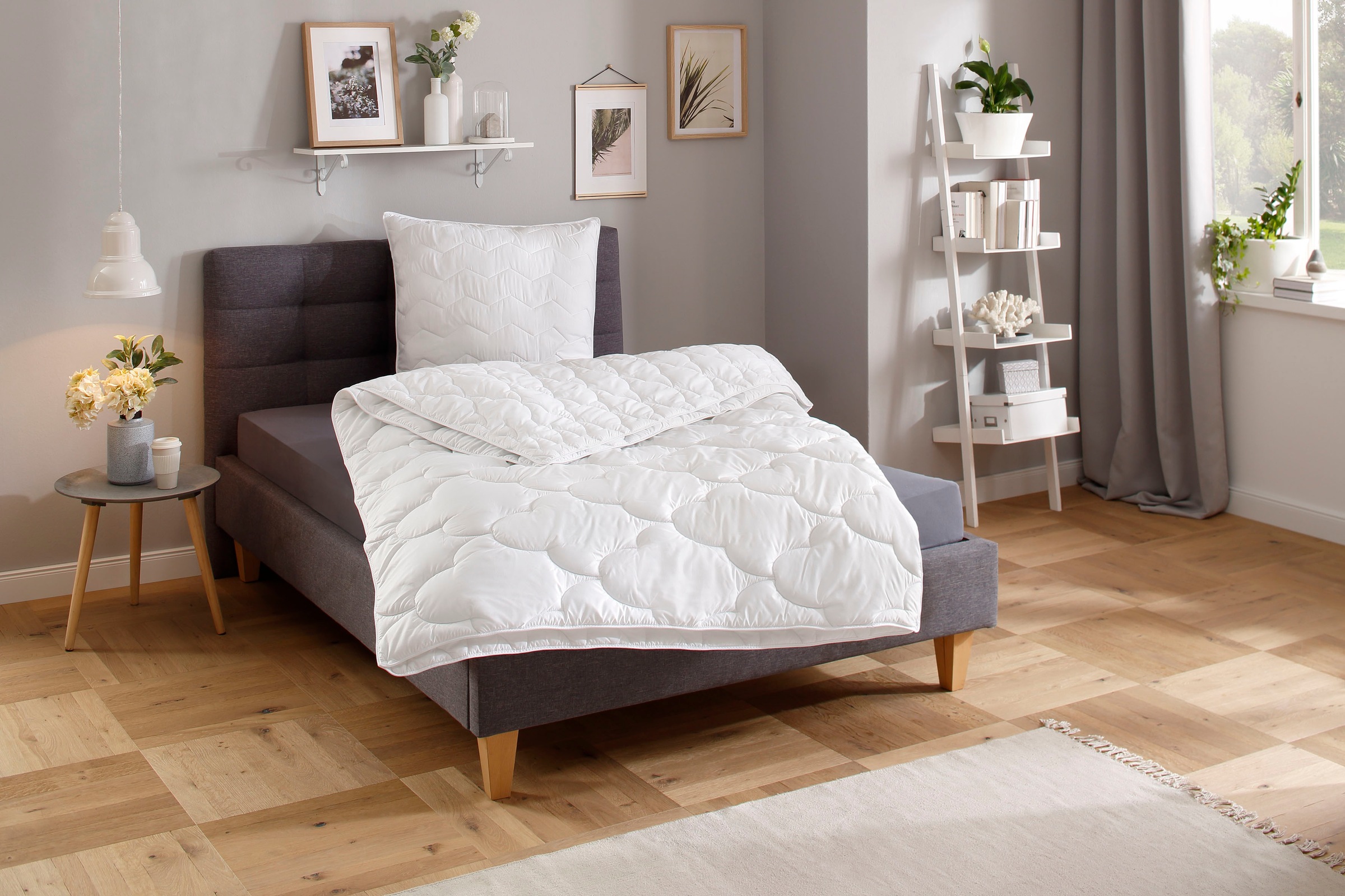 my home Microfaserbettdecke »Mondschein, Bettdecke 135x200 cm, 155x220 cm, günstig online kaufen