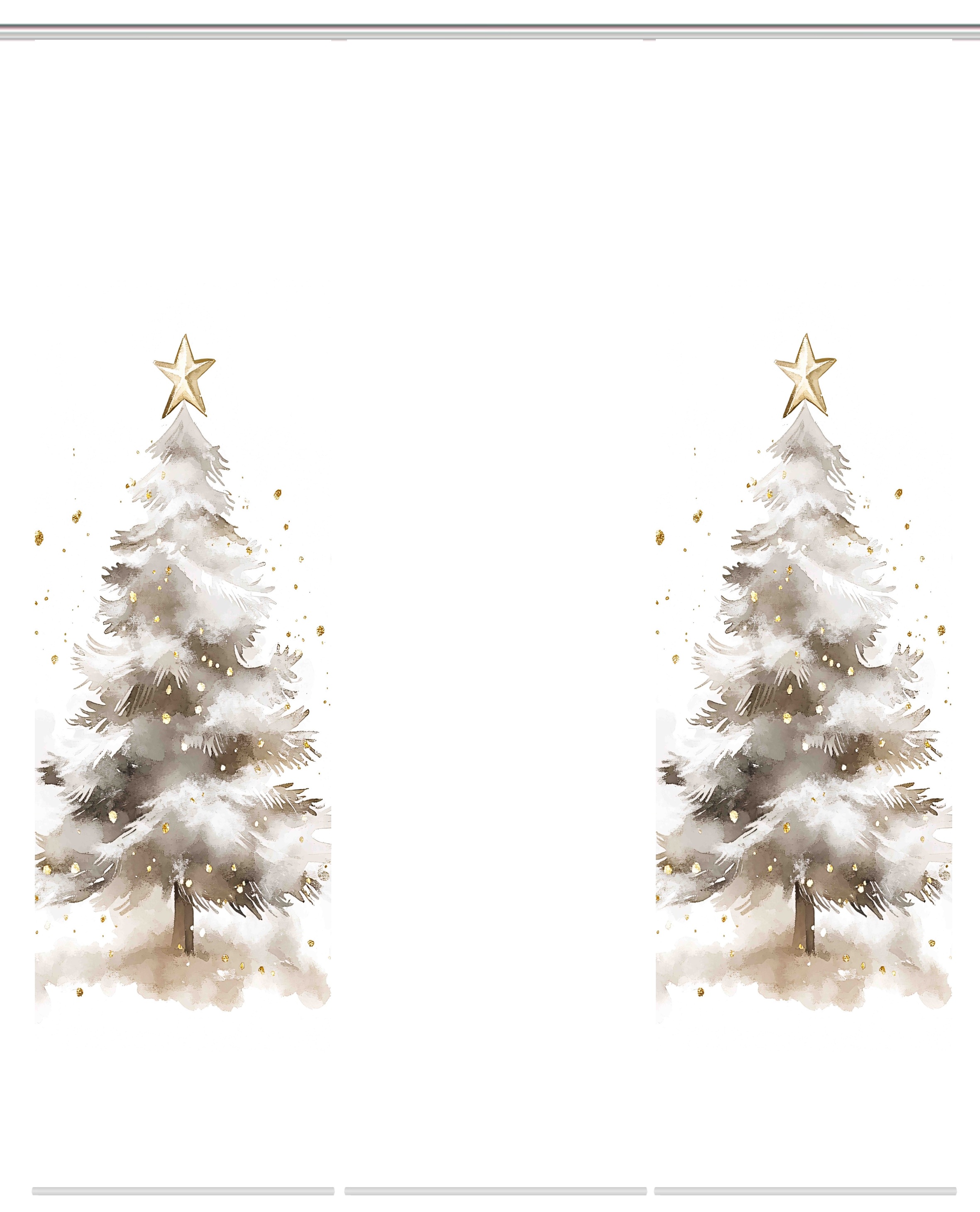 HOME WOHNIDEEN Schiebegardine »CHRISTMAS TREE« Paneelwagen 3 Stk. tlg. SET, günstig online kaufen