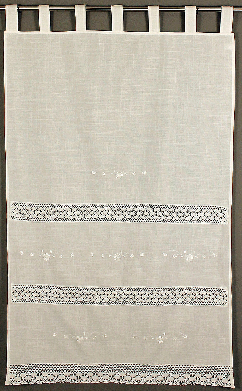 HOSSNER - ART OF HOME DECO Gardine »Drachensee«, (1 St.), m. Spitze