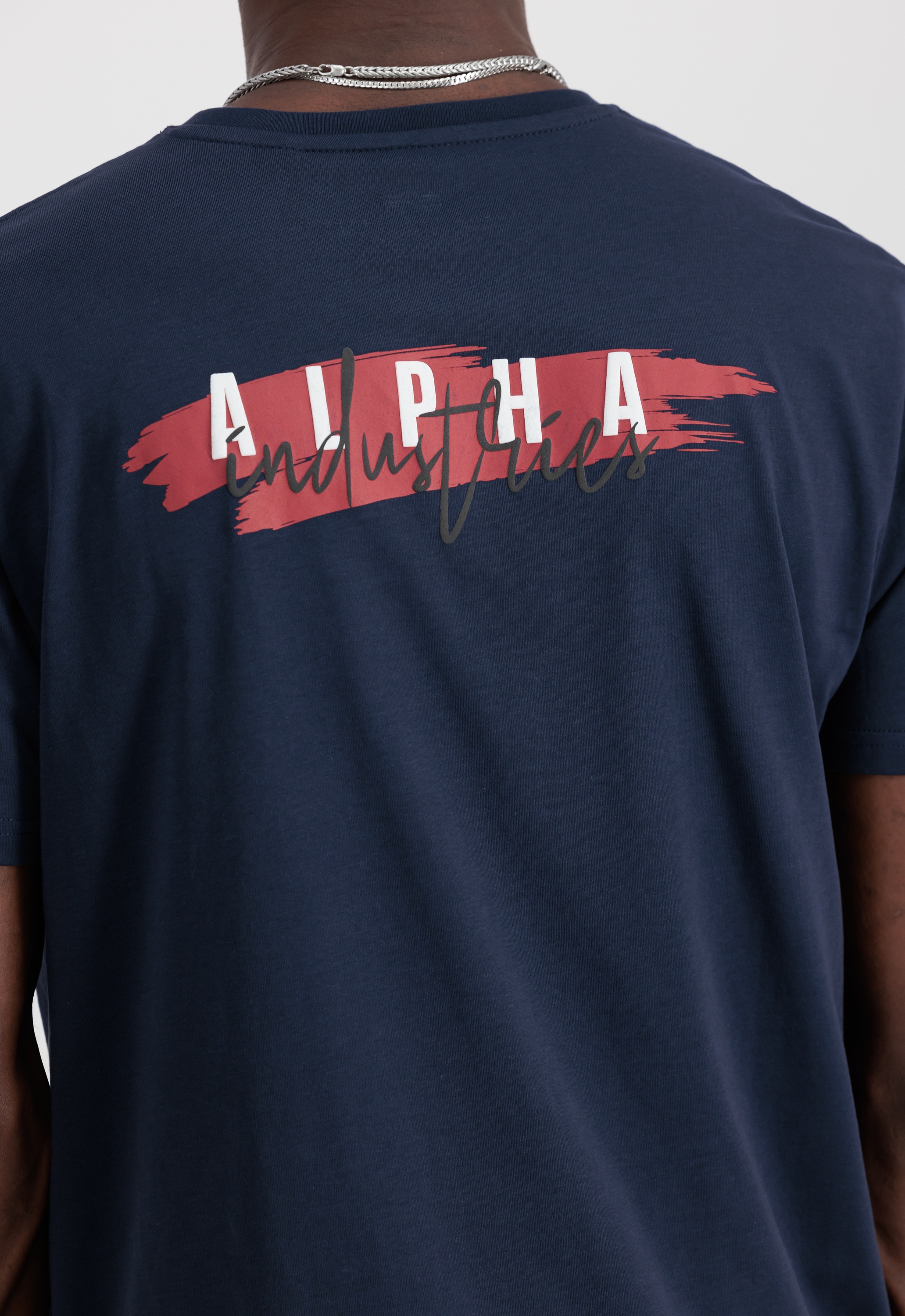 Alpha Industries T-Shirt »Alpha Industries Men - T-Shirts Signature Puff Print BP T«