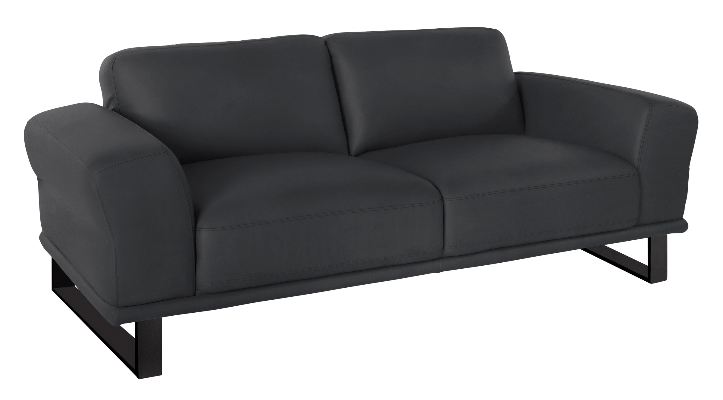 W.SCHILLIG 2,5-Sitzer »montanaa« mit Metallkufen in Schwarz pulverbeschicht günstig online kaufen