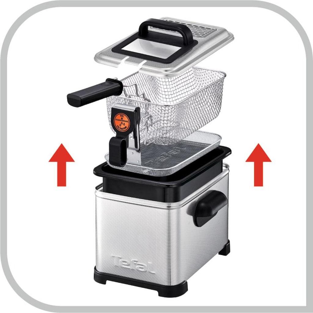 Tefal Fritteuse »FR5101 Filtra Pro Inox & Design«, 2300 W