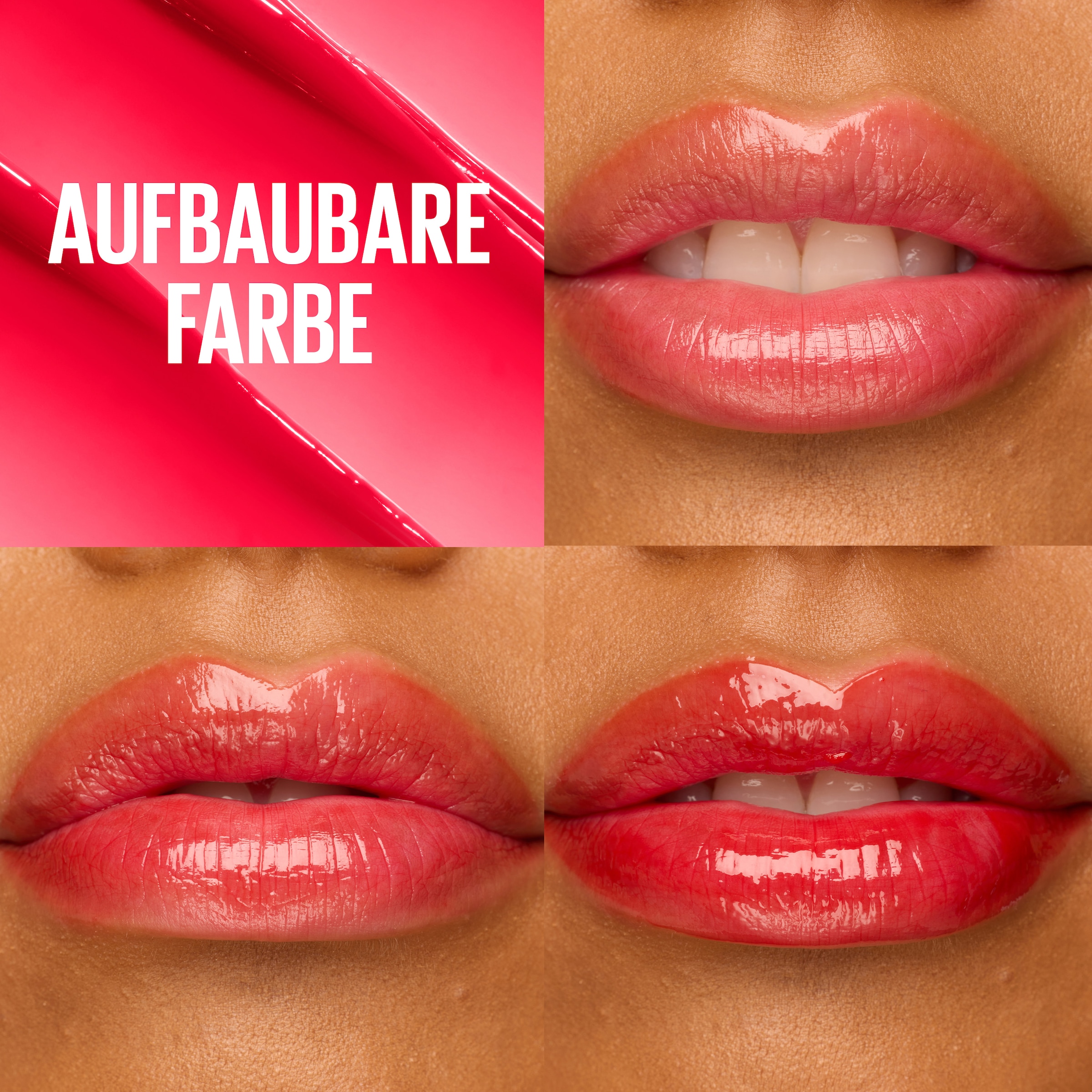 MAYBELLINE NEW YORK Lippenbalsam »LIFTER GLAZE OIL BALM« mit pflegendem Kirschextrakt und Hyaluronsäure
