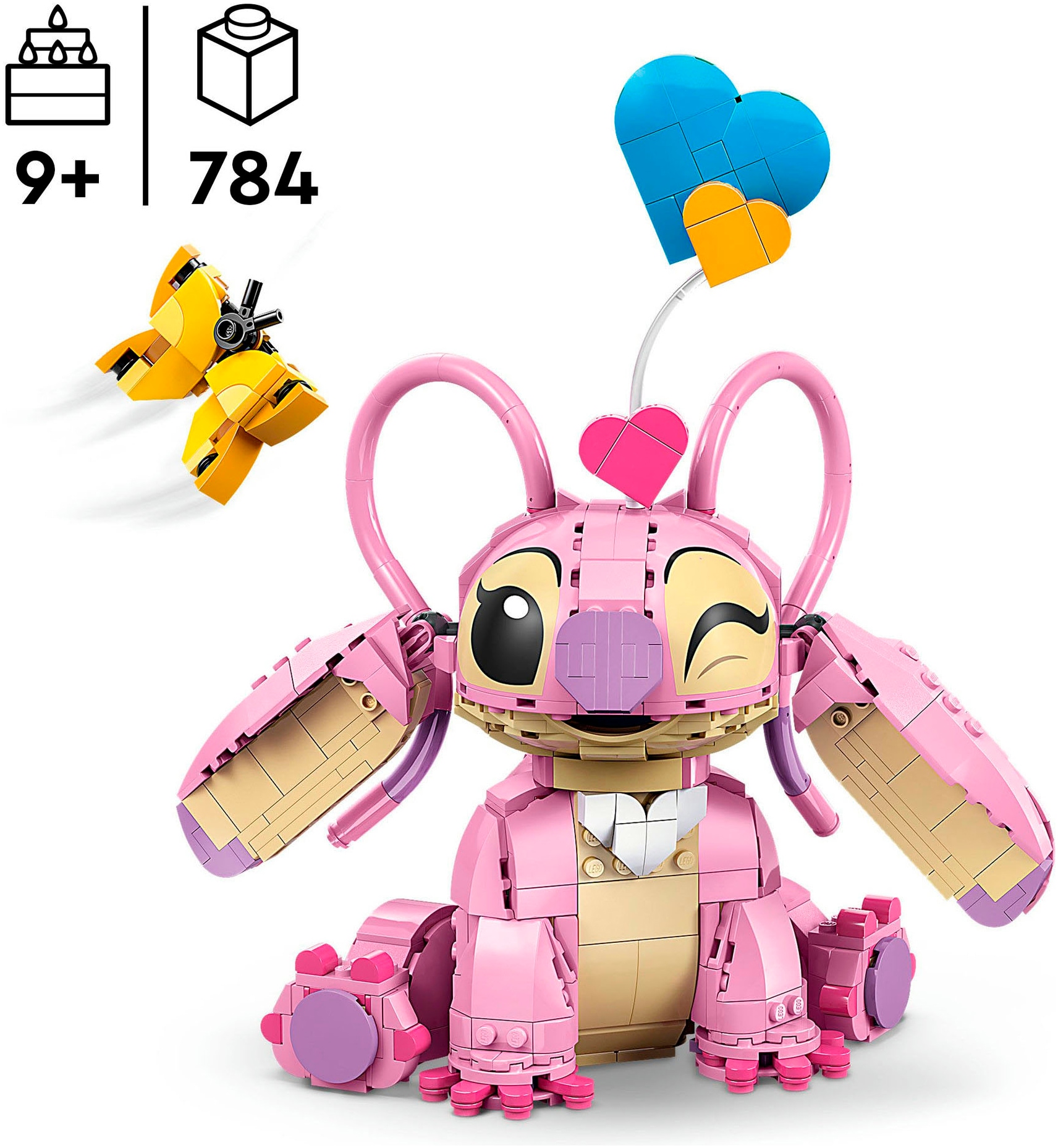 LEGO® Konstruktionsspielsteine »Angel (43257), LEGO Disney Classic«, (784 St.), Made in Europe