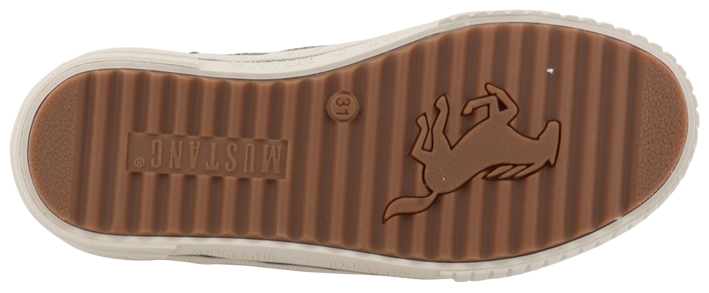 Mustang Shoes Sneaker »Ezio«, High Top Sneaker, Schnürboots mit Reißverschluss