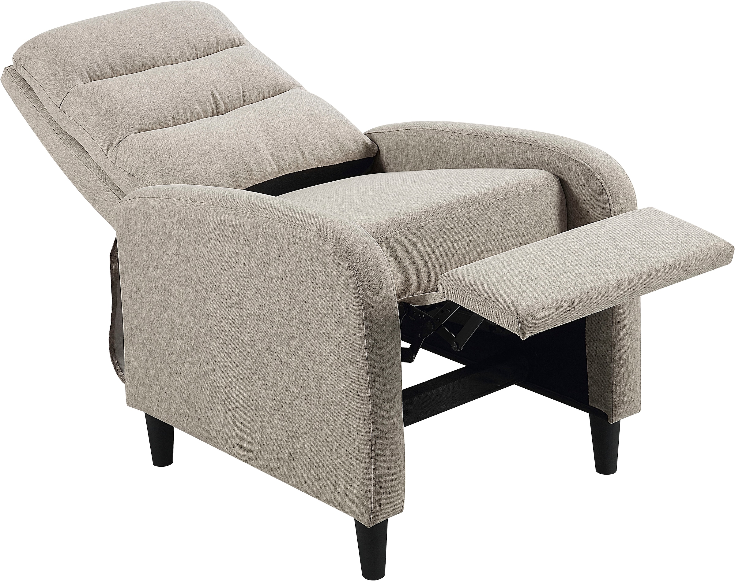 ATLANTIC home collection Relaxsessel »Tiago«, mit Körperdruck aktivierbarer Relaxfunktion, Wellenunterfederung