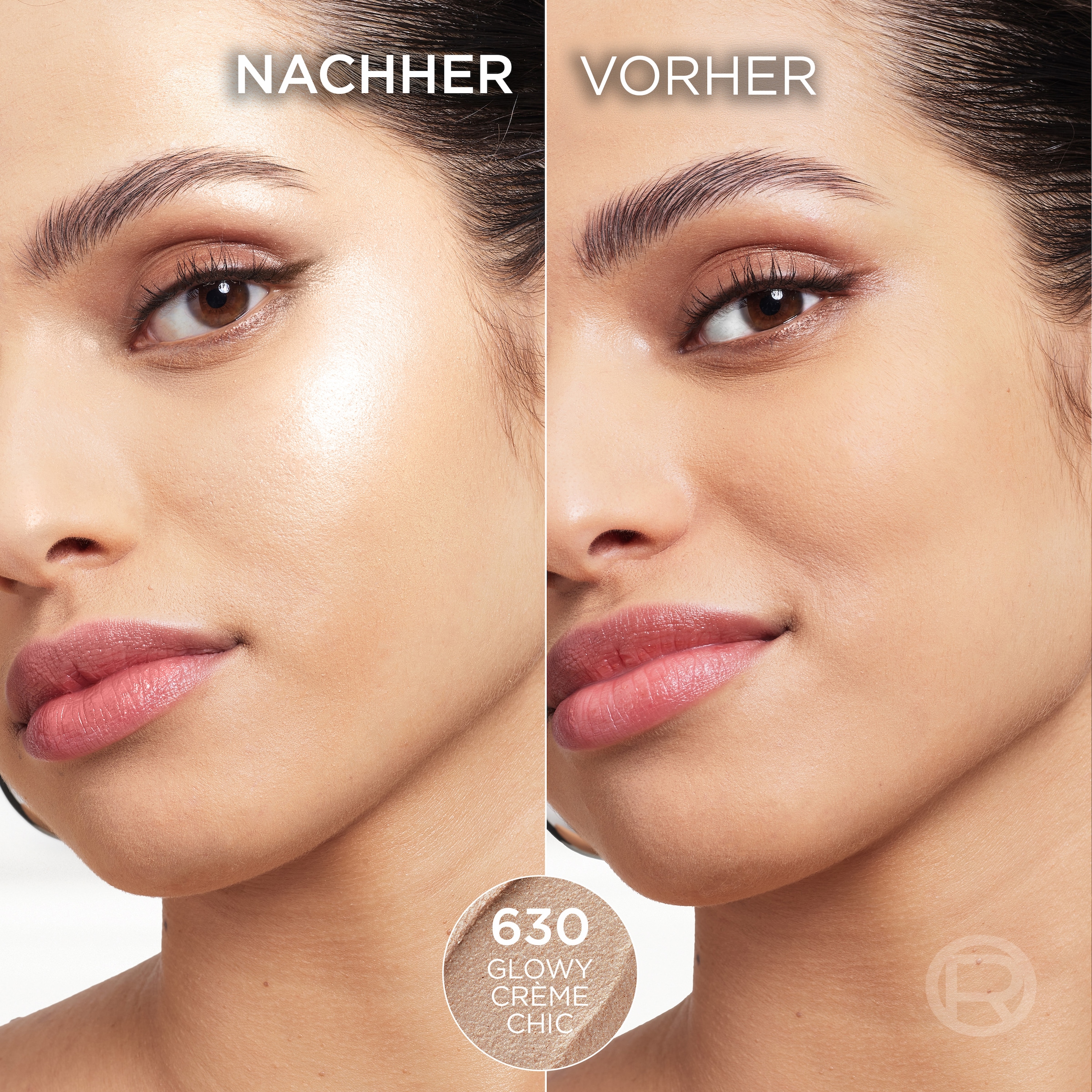 L'ORÉAL PARIS Highlighter »L'Oréal Paris Lumi Le Glass Highlighter Stick«, Reflektierender Wet-Look, hält den ganzen Tag, einfach aufzutragen.