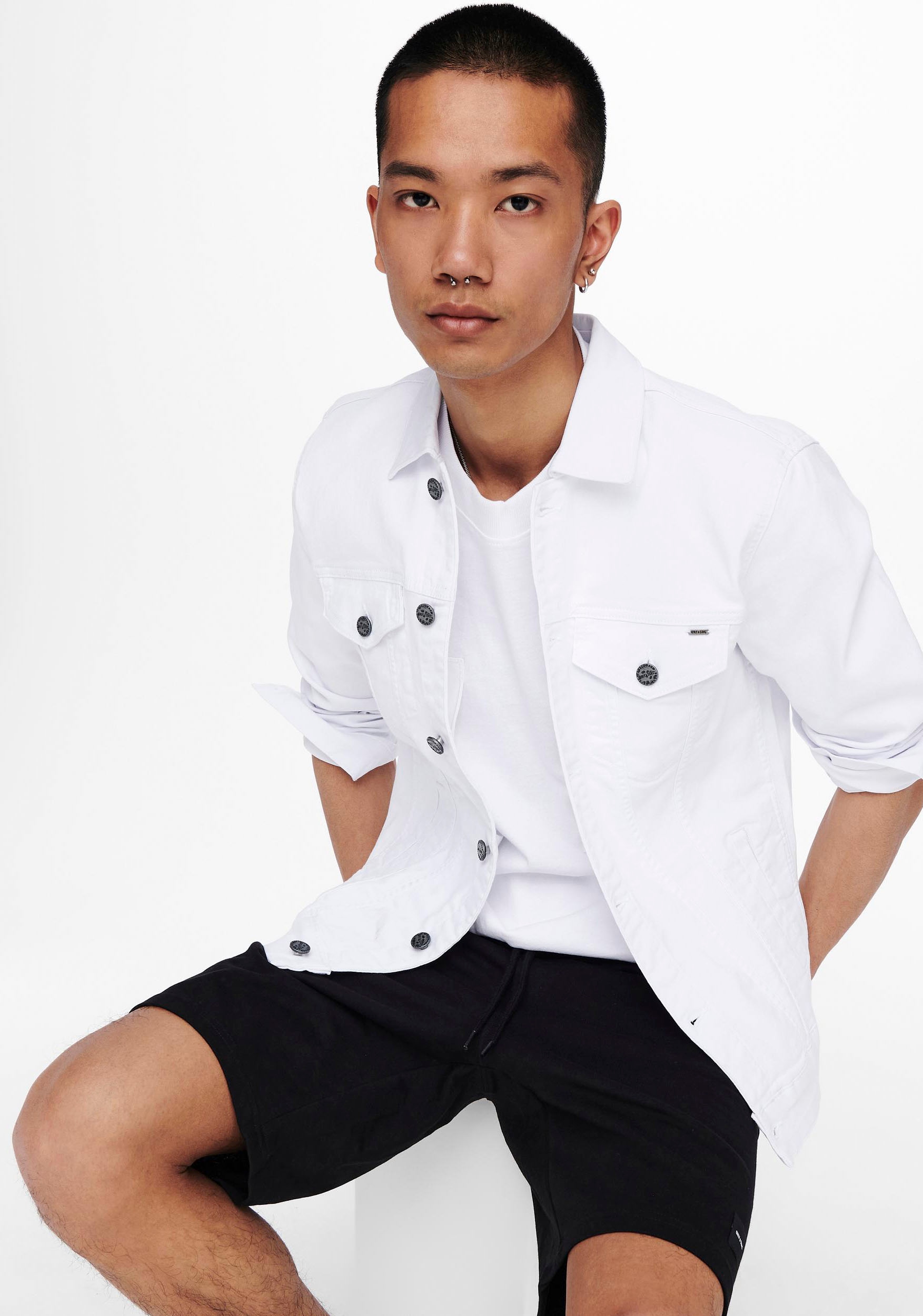 6. Bild von ONLY & SONS Sweatshorts »ONSNEIL SWEAT SHORTS«, unifarben