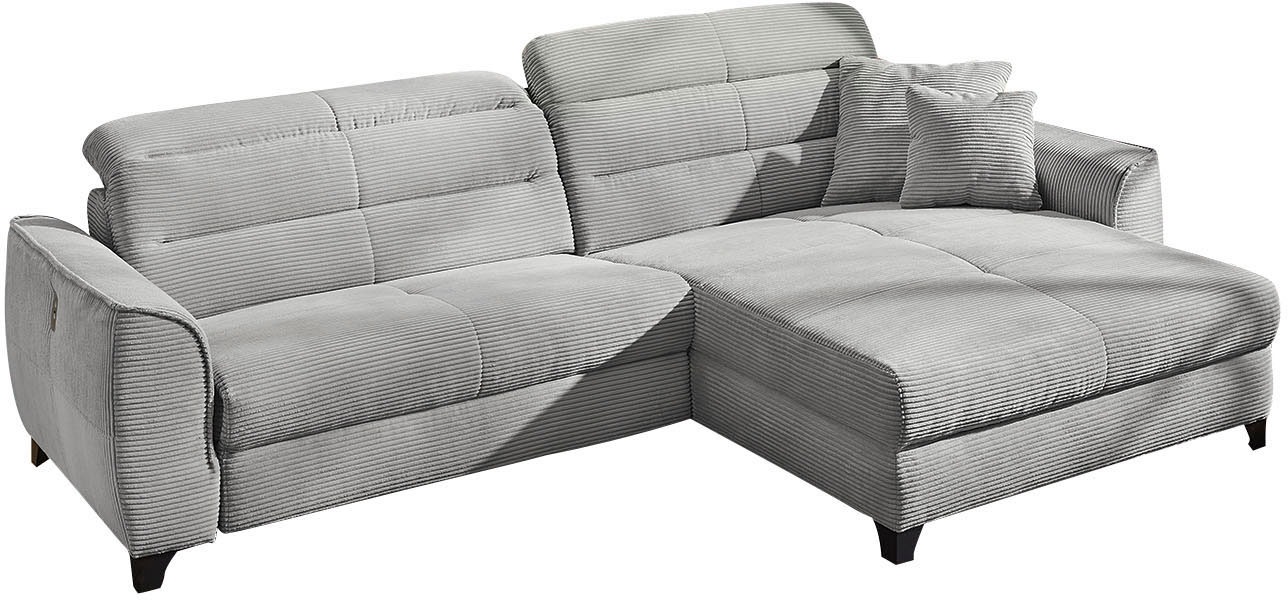 Jockenhöfer Gruppe Ecksofa "Double One L-Form", mit 2x 120cm breiten, elekt günstig online kaufen