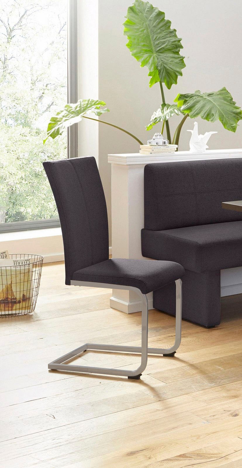 Home affaire Freischwinger »Nils«, (Set), 2 St., Microfaser-Feinstruktur, S günstig online kaufen