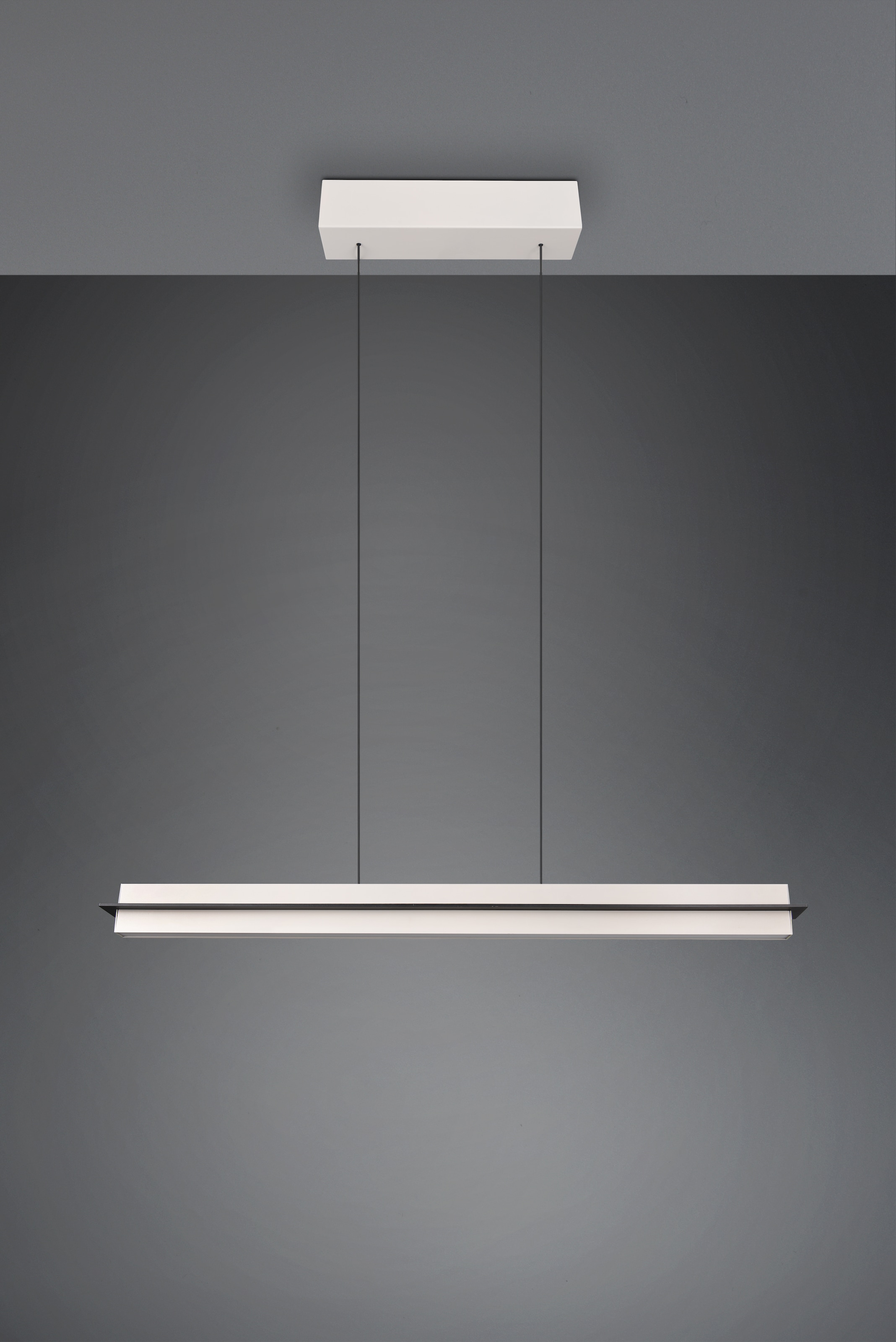 TRIO Leuchten LED Pendelleuchte »EMERSON, LED Hängeleuchte höhenverstellbar, 4-Stufen Touch Dimmer«, 1 flammig, Leuchtmittel LED-Board | LED fest integriert, Lichtfarbe einstellbar 2700-5000K warm- bis kaltweiß, Höhe max 150 cm