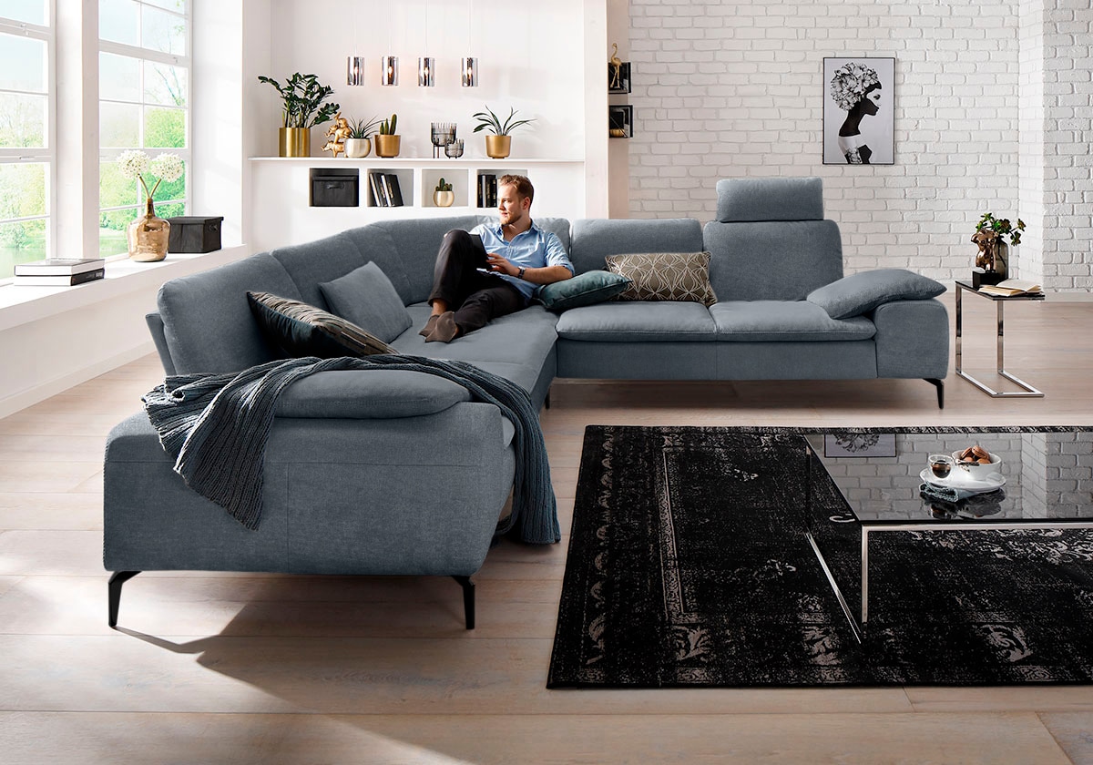 W.SCHILLIG Ecksofa »valentinoo, Designsofa, elegant und bequem, L-Form«, (S günstig online kaufen