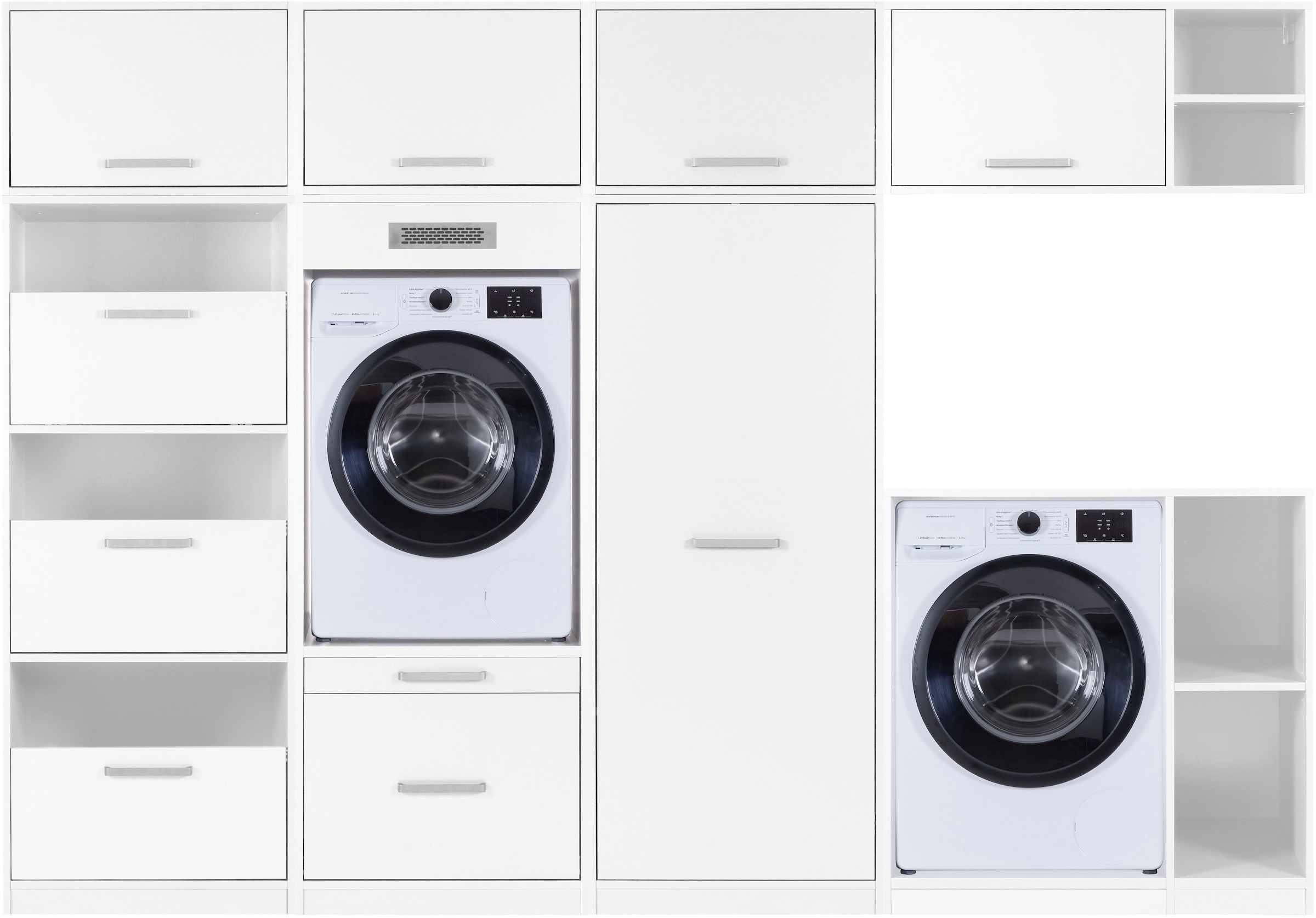 Inter Link Mehrzweckschrank-Set »Norela, Waschmaschinenumbauschrank, Geräteschrank mit Wäscheschrank« 8 Stk. tlg.
