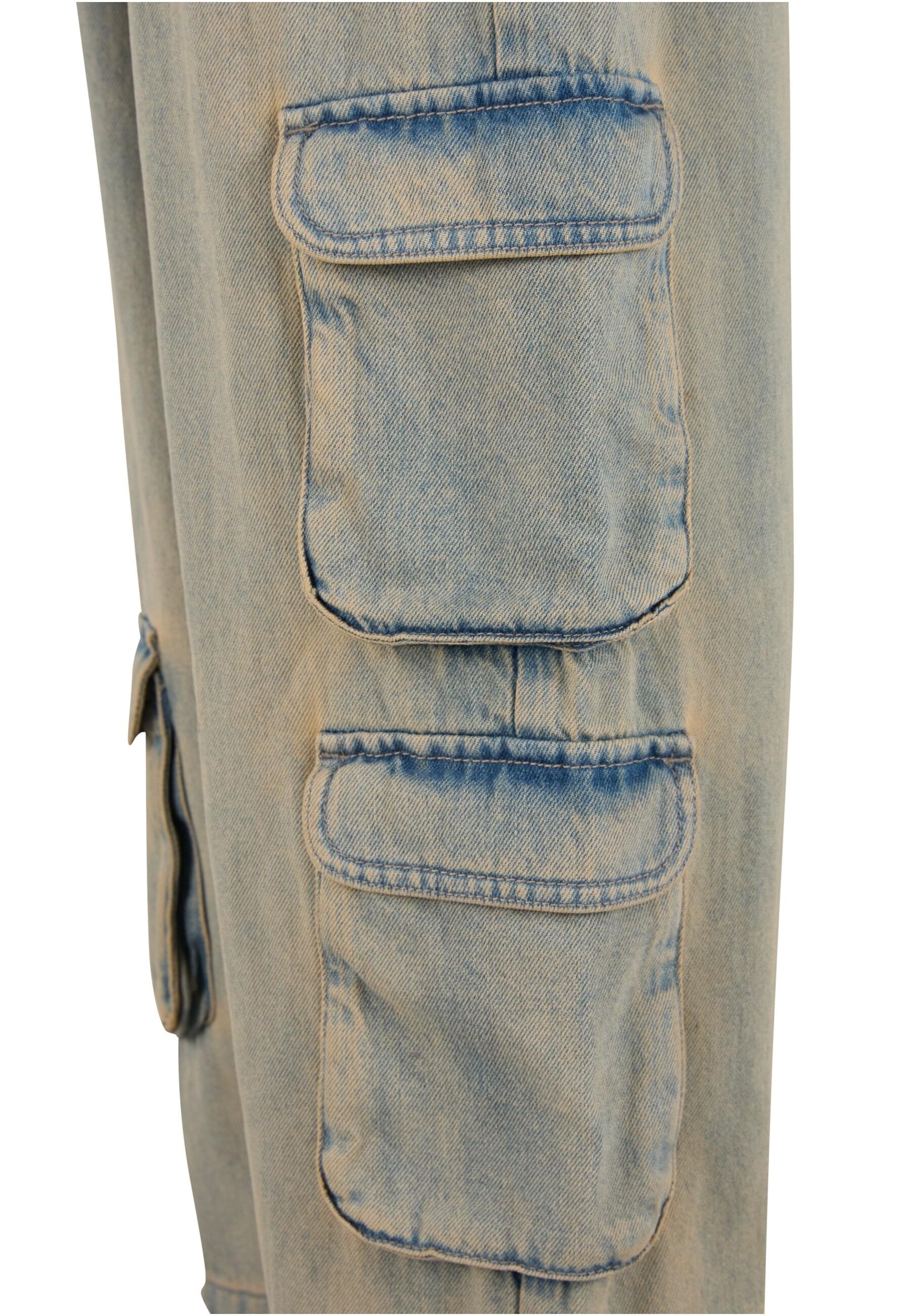URBAN CLASSICS Cargohose »Urban Classics Multi Pocket Denim Cargo«