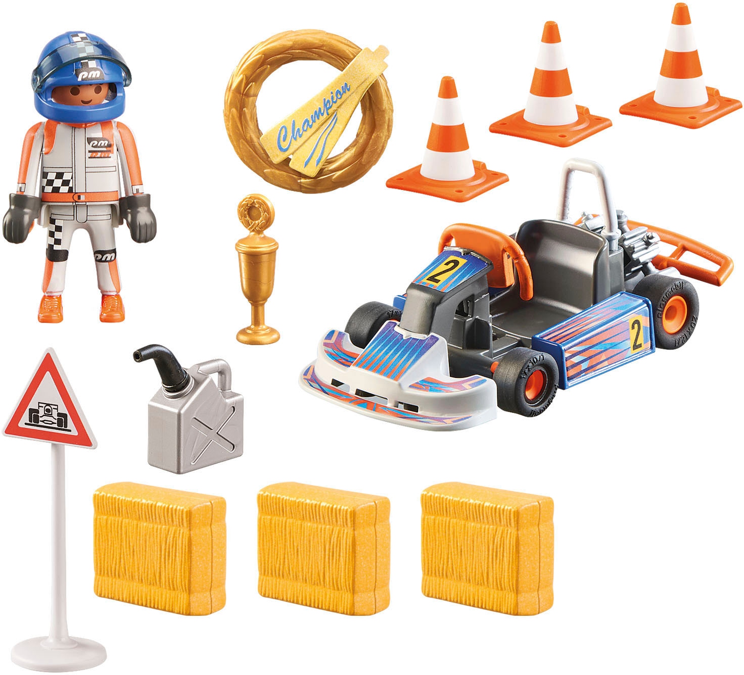 Playmobil® Konstruktions-Spielset »Racing-Kart (71187), Sports & Action«, (40 St.), Made in Europe