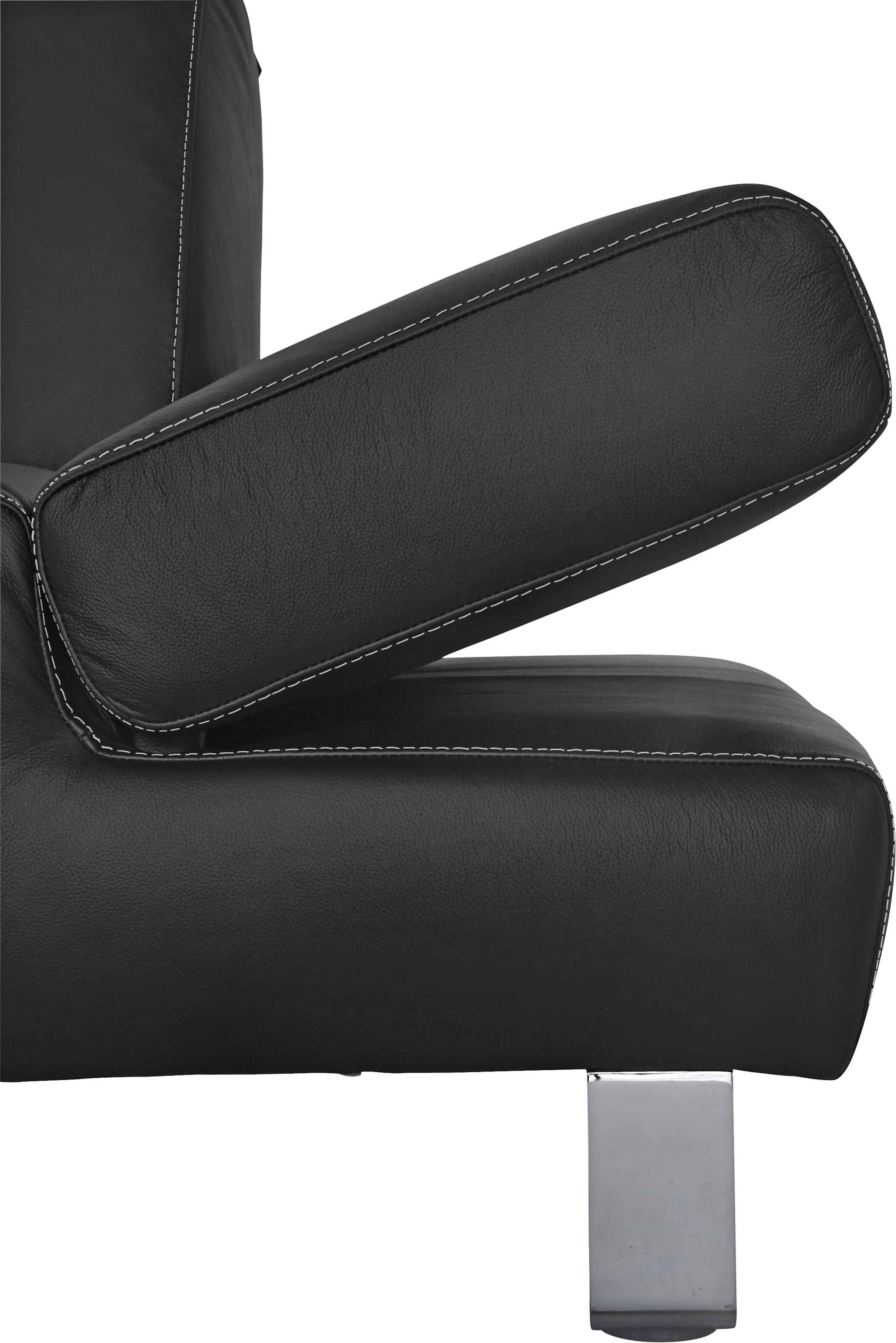 W.SCHILLIG 2-Sitzer »taboo Designsofa mit hohem Sitzkomfort«, mit Übertiefe, inklusive Armlehnenverstellung, mit Kontrastnaht