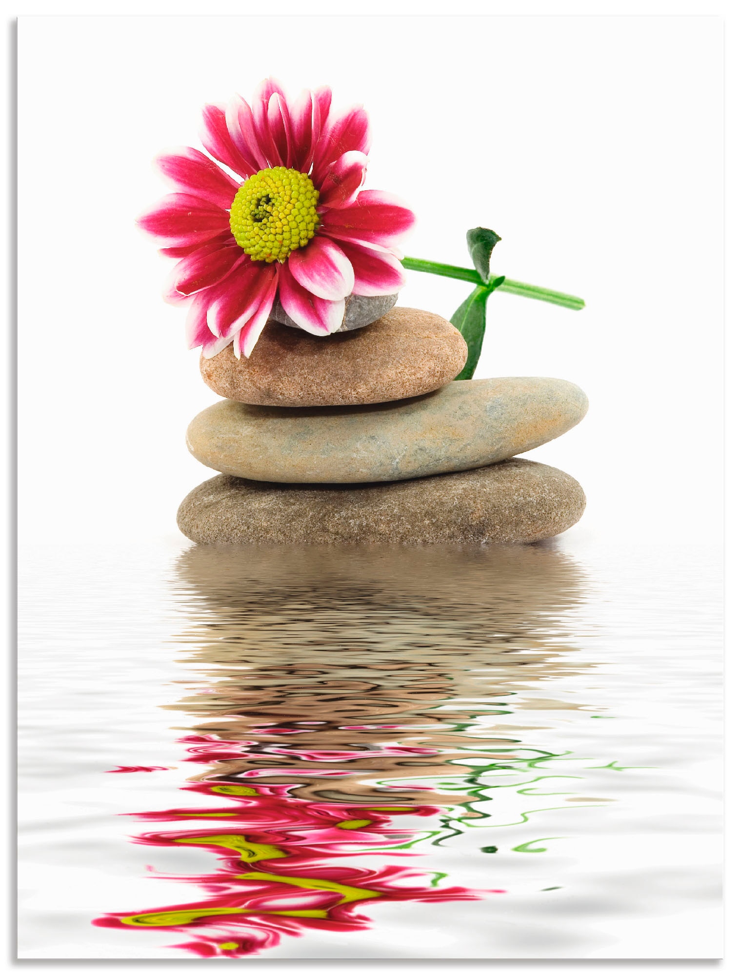 Artland Wandbild »Zen Spa Steine mit Blumen«, Zen, (1 St.), als Alubild,  Leinwandbild, Wandaufkleber oder Poster in versch. Größen auf Rechnung  kaufen | Poster