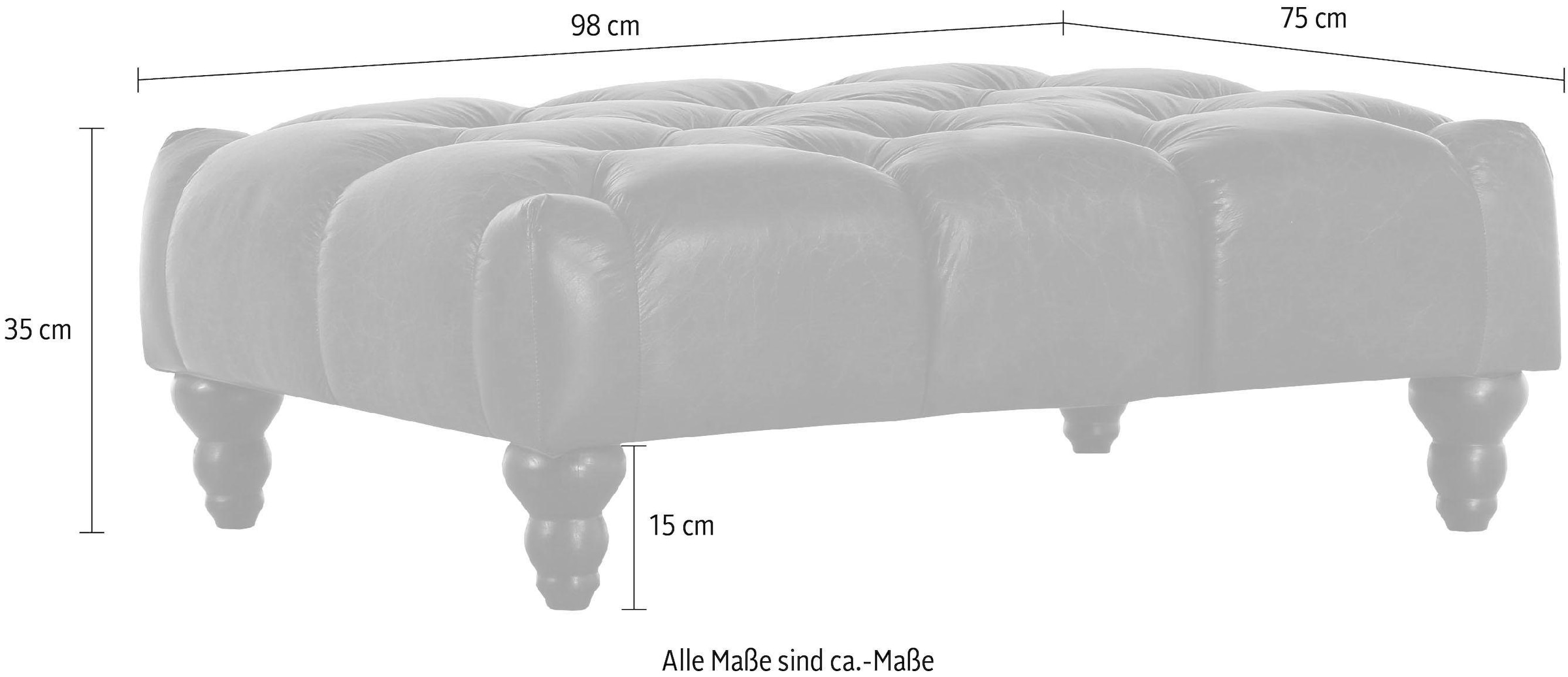Gutmann Factory Hocker »Amazonas«, in Chesterfield Optik